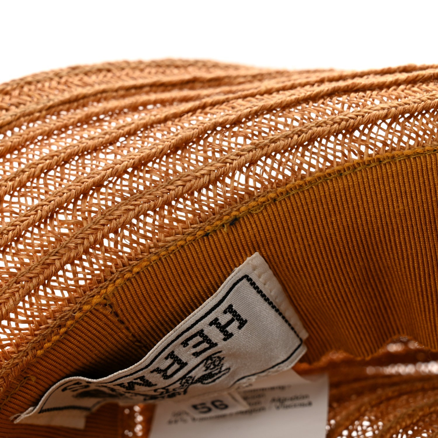 Straw Panama Hat 56 Natural
