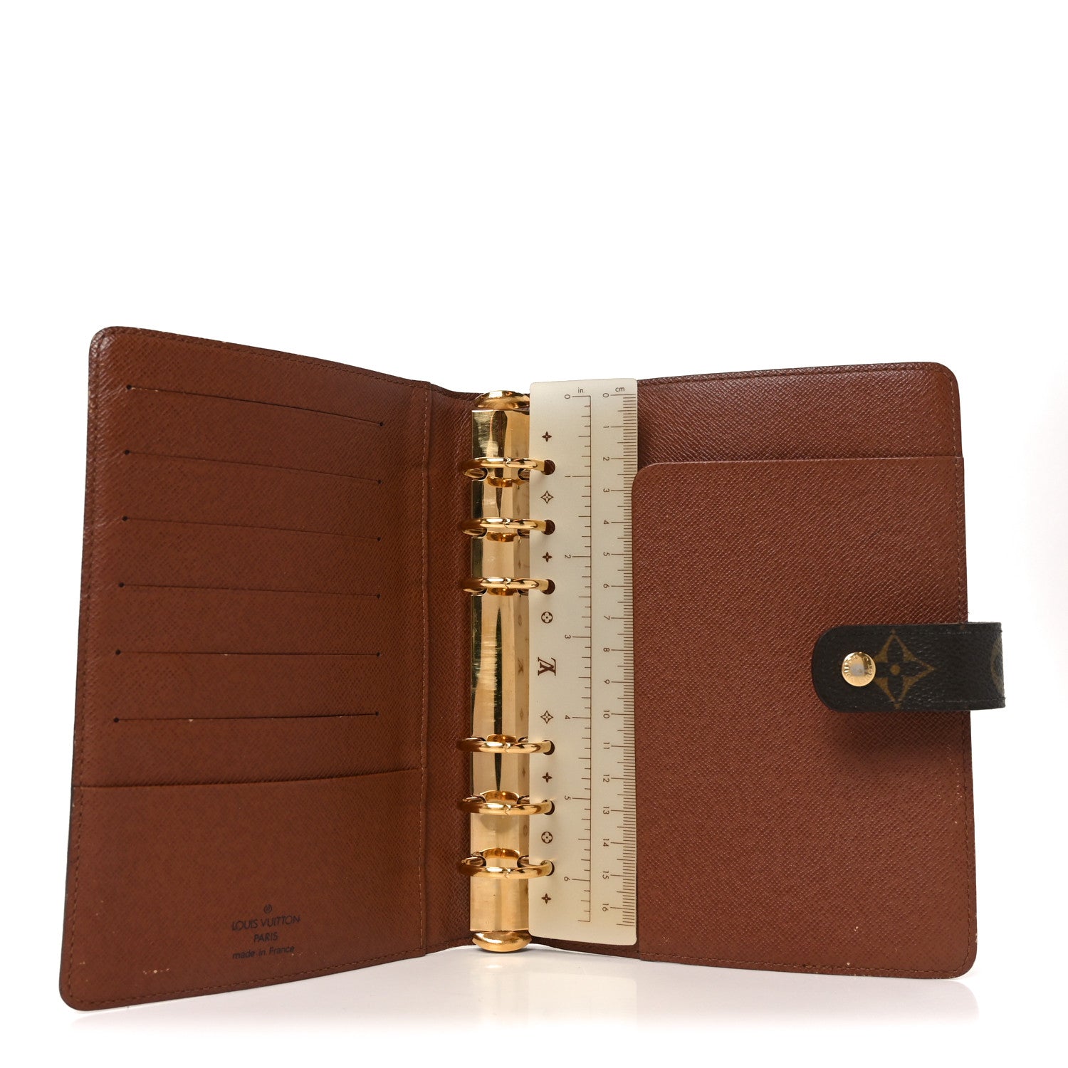 Monogram Medium Ring Agenda Cover