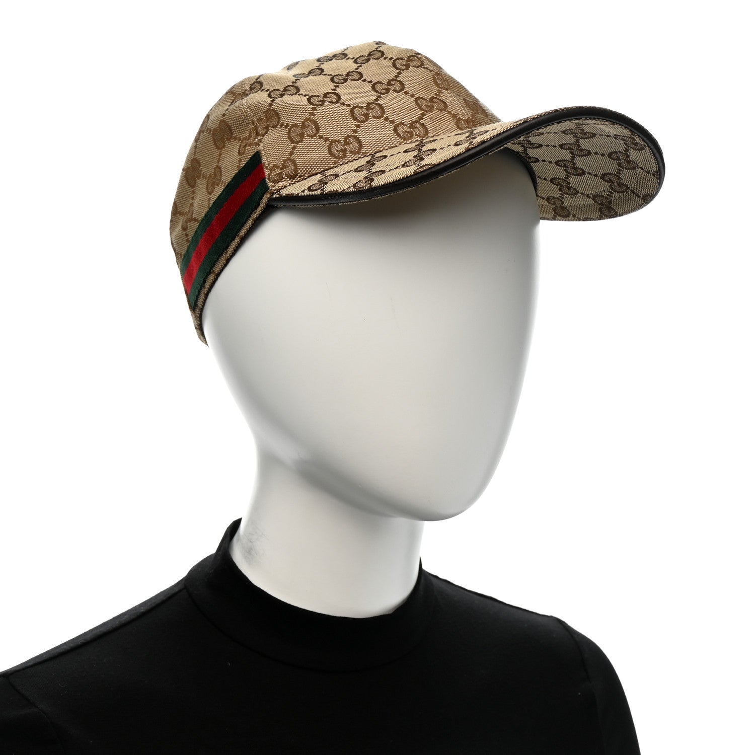 Monogram Web Baseball Hat M Beige Cocoa