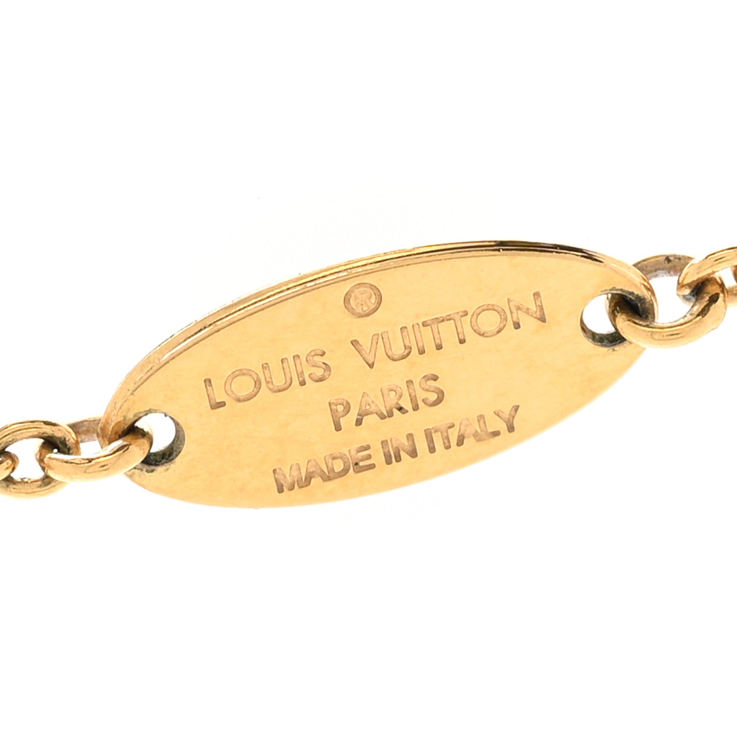 Metal L to V Necklace Gold Silver
