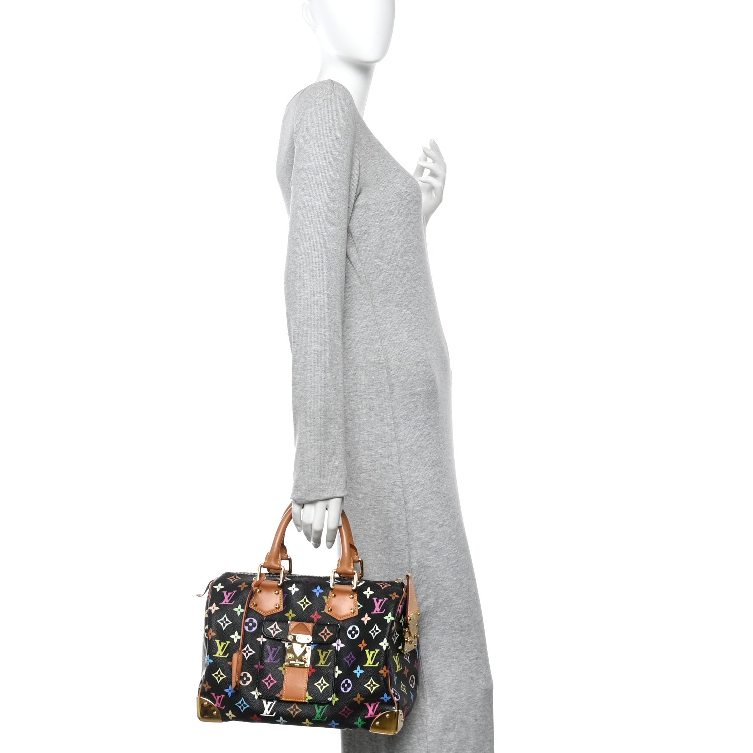 Monogram Multicolor Speedy 30 Black