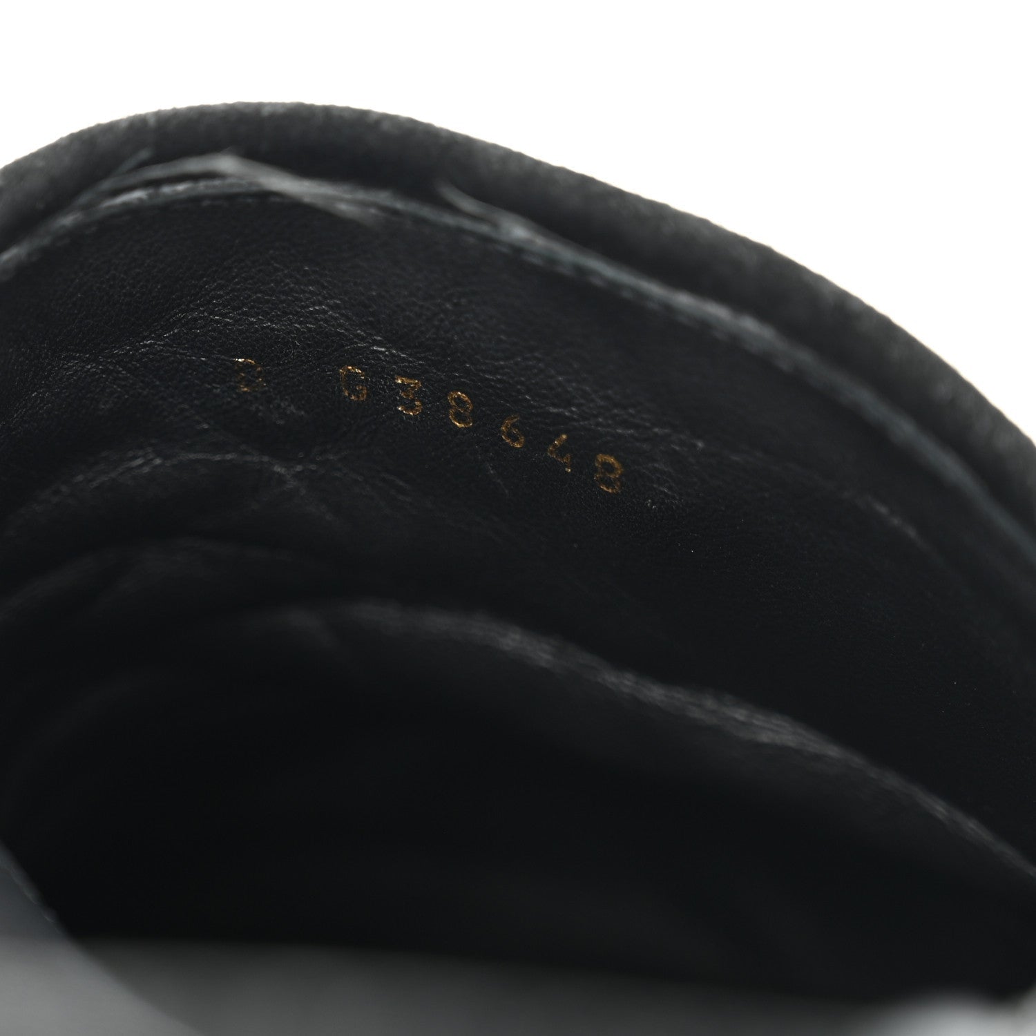 Suede Stitched Resin CC Mules 38.5 Black