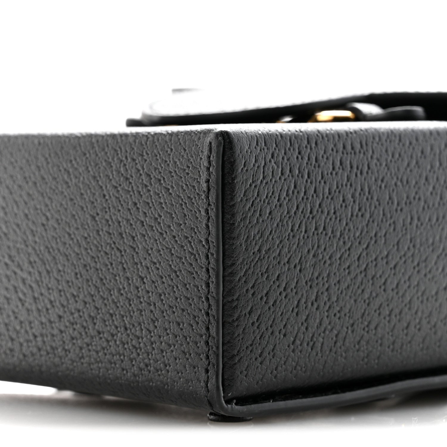 Dollar Calfskin Vertical Horsebit 1955 Crossbody Bag Black