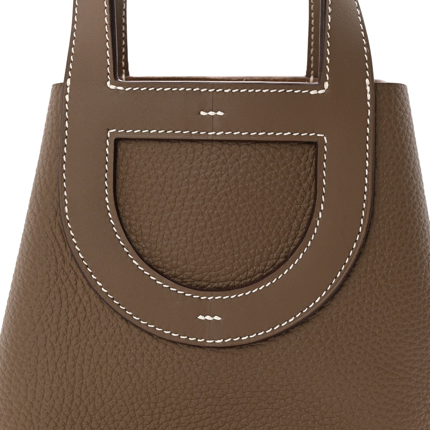 Taurillon Clemence Swift In-The-Loop 18 Bag Etoupe