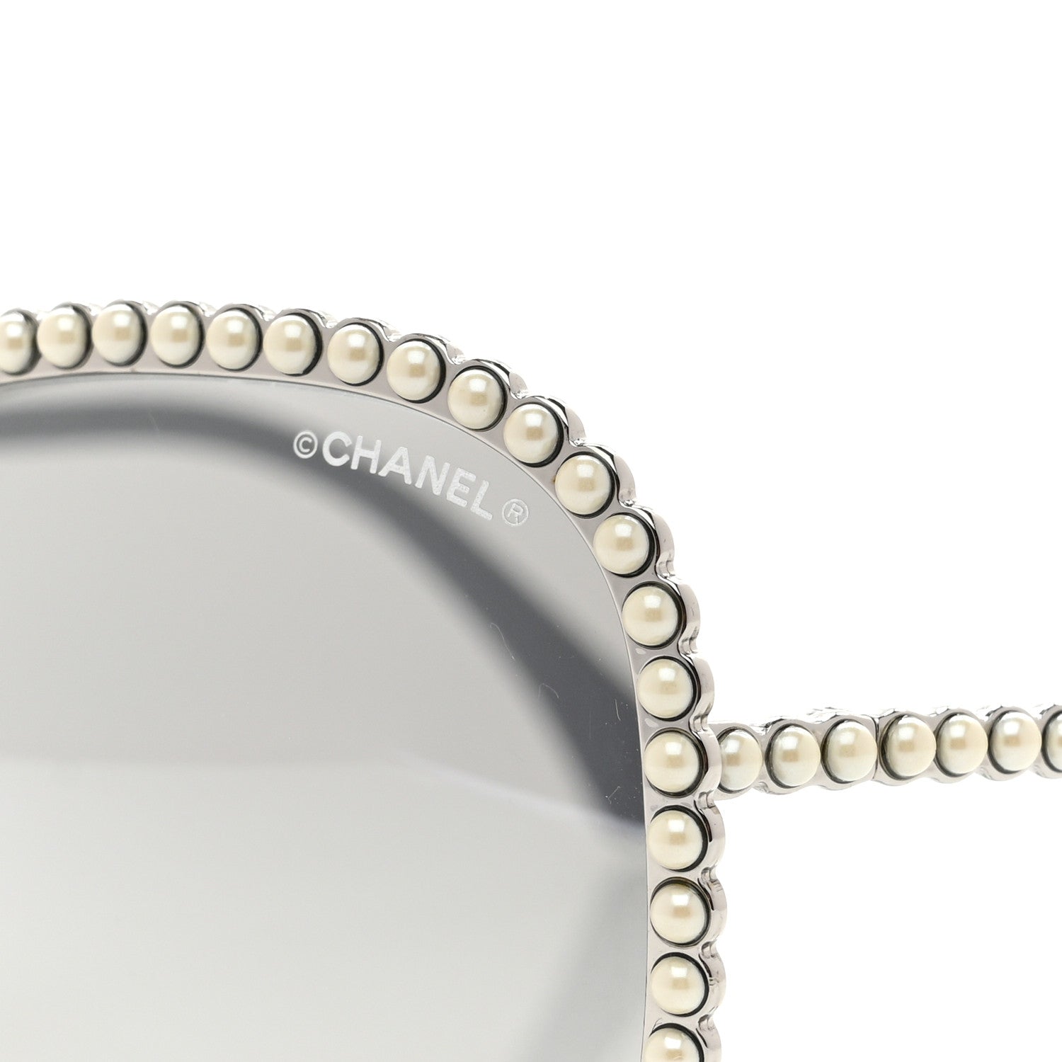 Beaded Sunglasses 71337 Silver