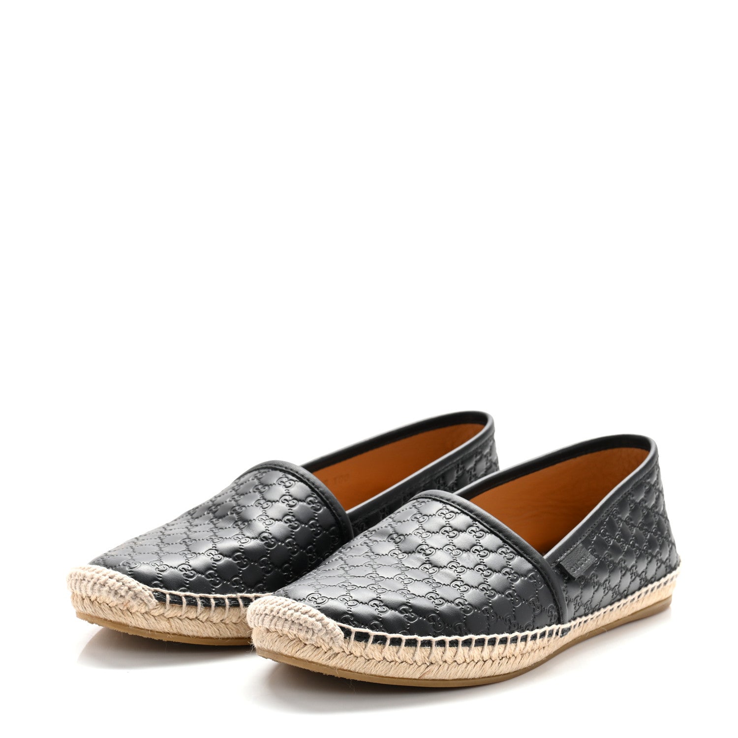 Microguccissima Signature Espadrilles 38 Black