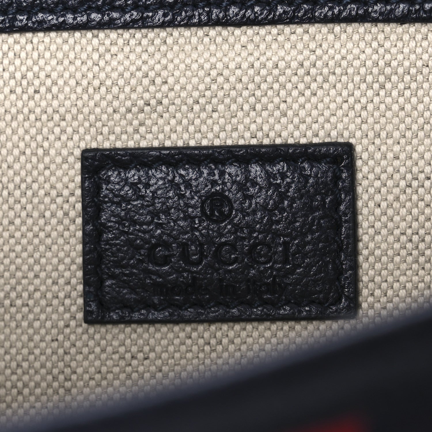 GG Supreme Monogram Web Small Ophidia Belt Bag 80 32 Beige Navy