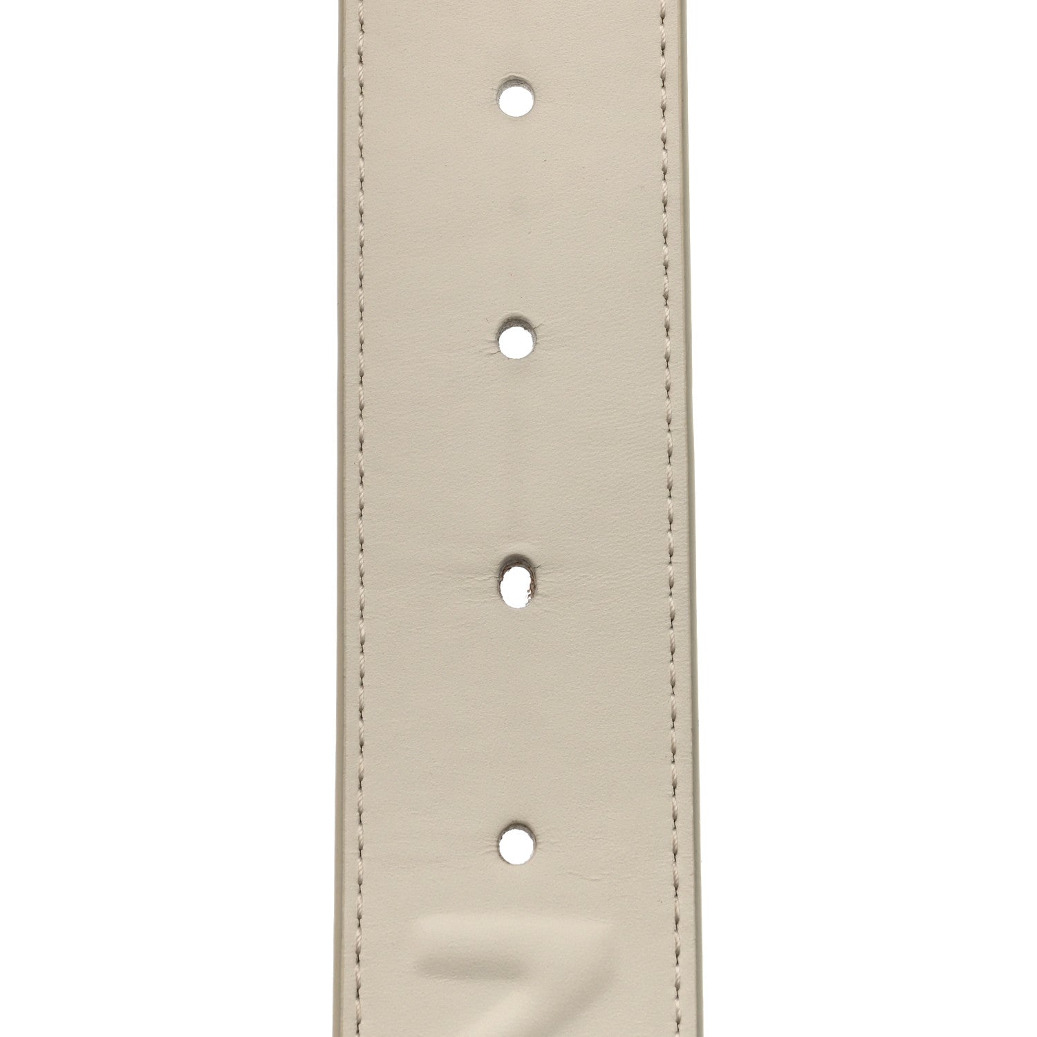 Calfskin Aerogram Belt  100 40 White