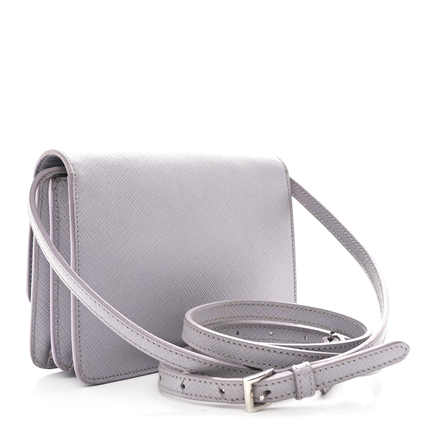 Saffiano Lux Crossbody Bag Glicine