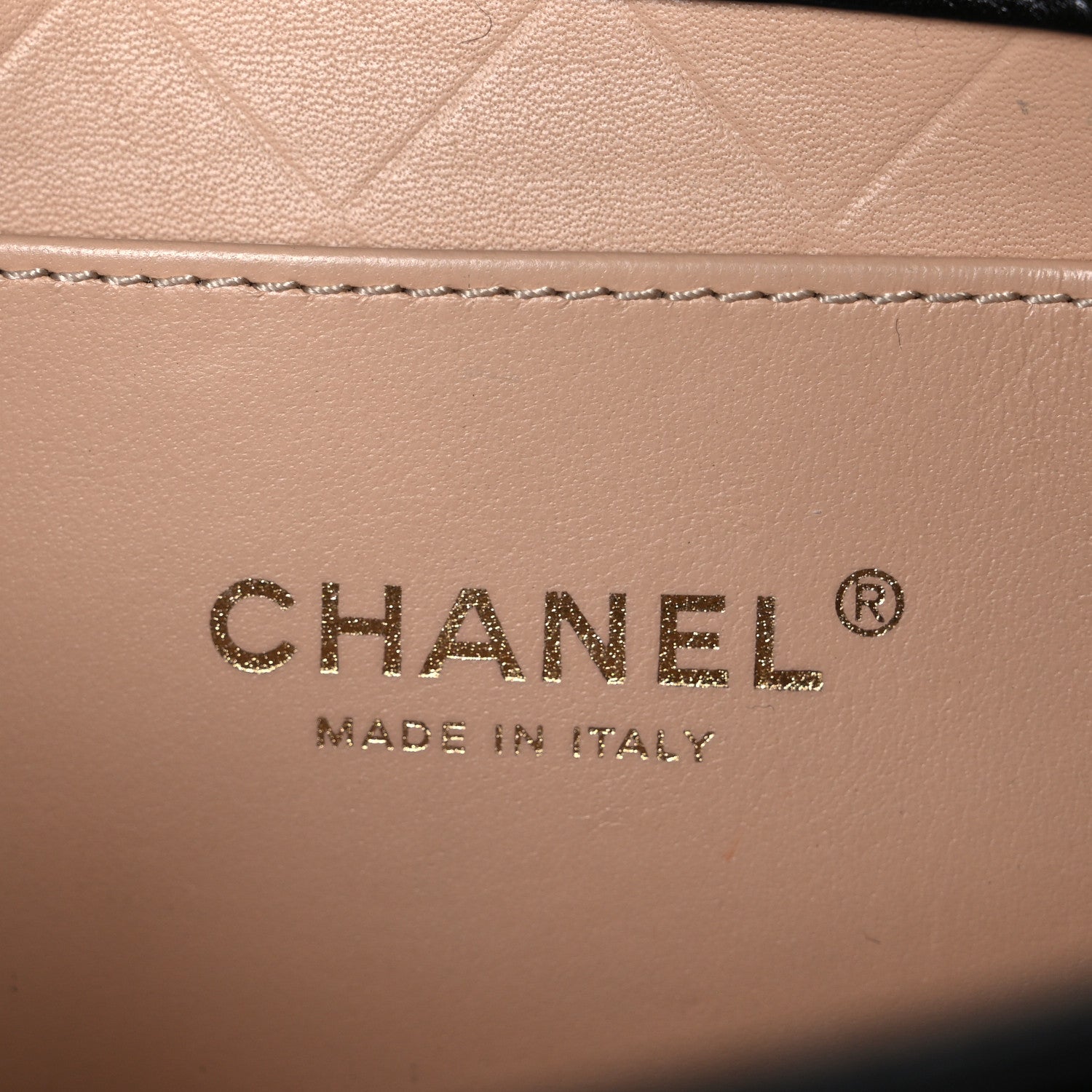 Calfskin Quilted Moon Messenger Black