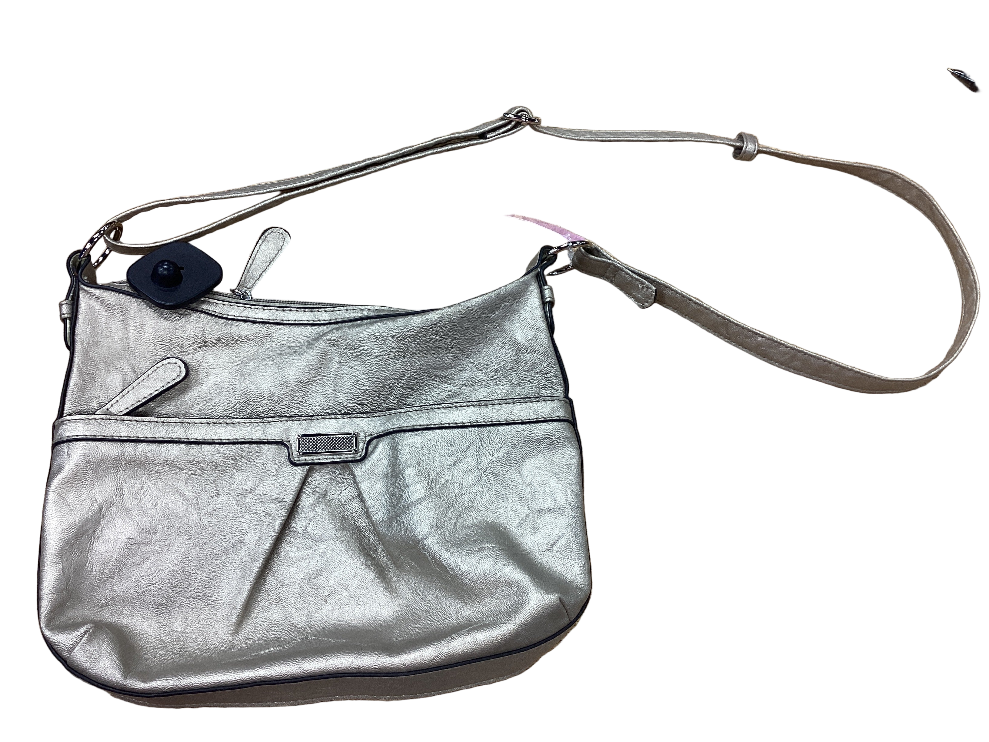 Crossbody By Clothes Mentor In Bronze, Size:Small