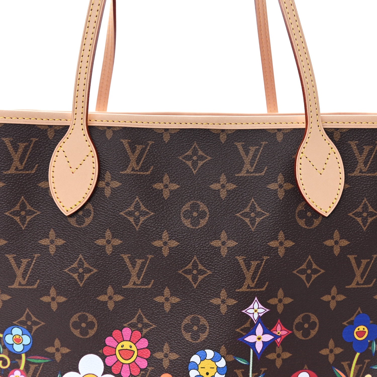 LV X TM Monogram Flowers Neverfull MM