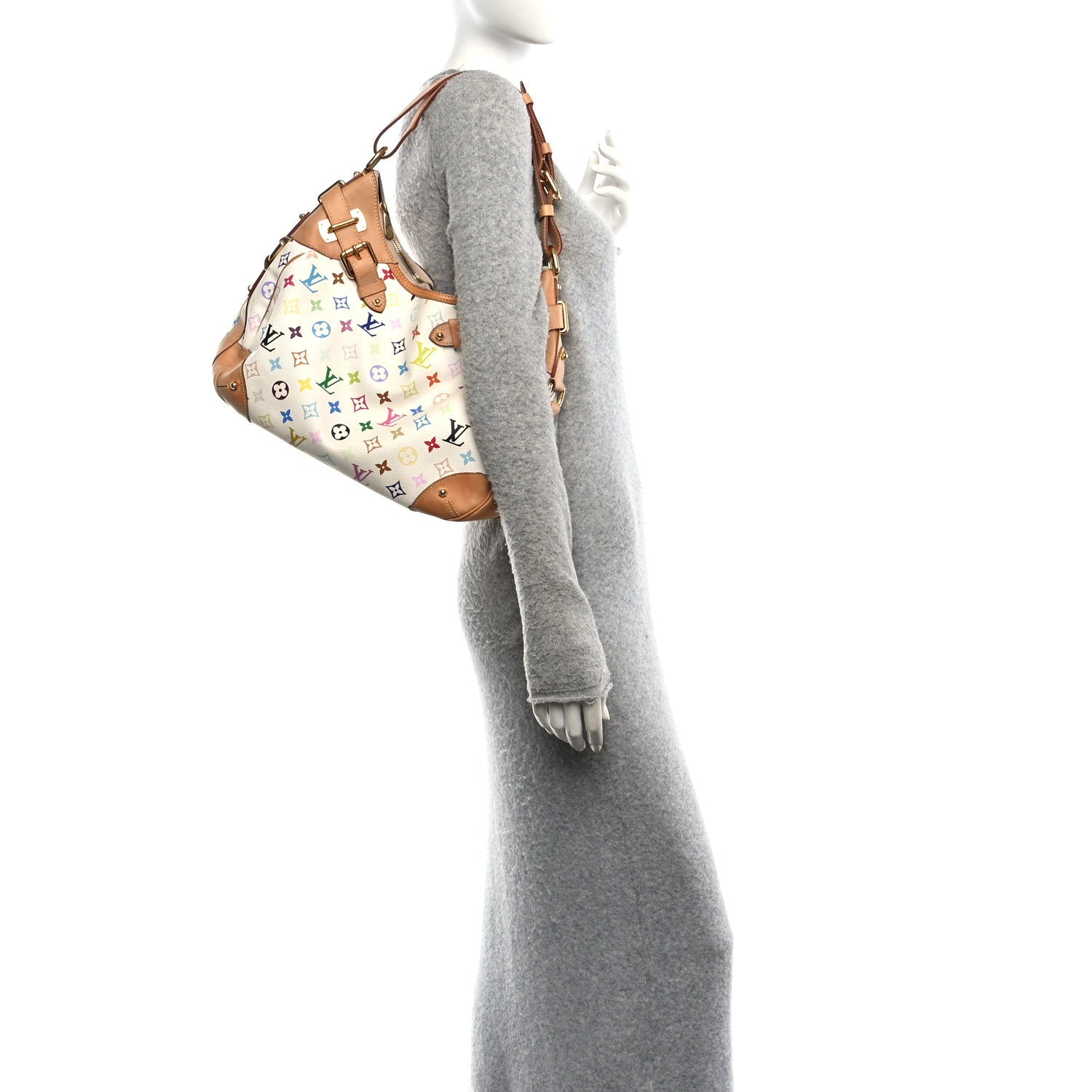 Monogram Multicolor Greta White