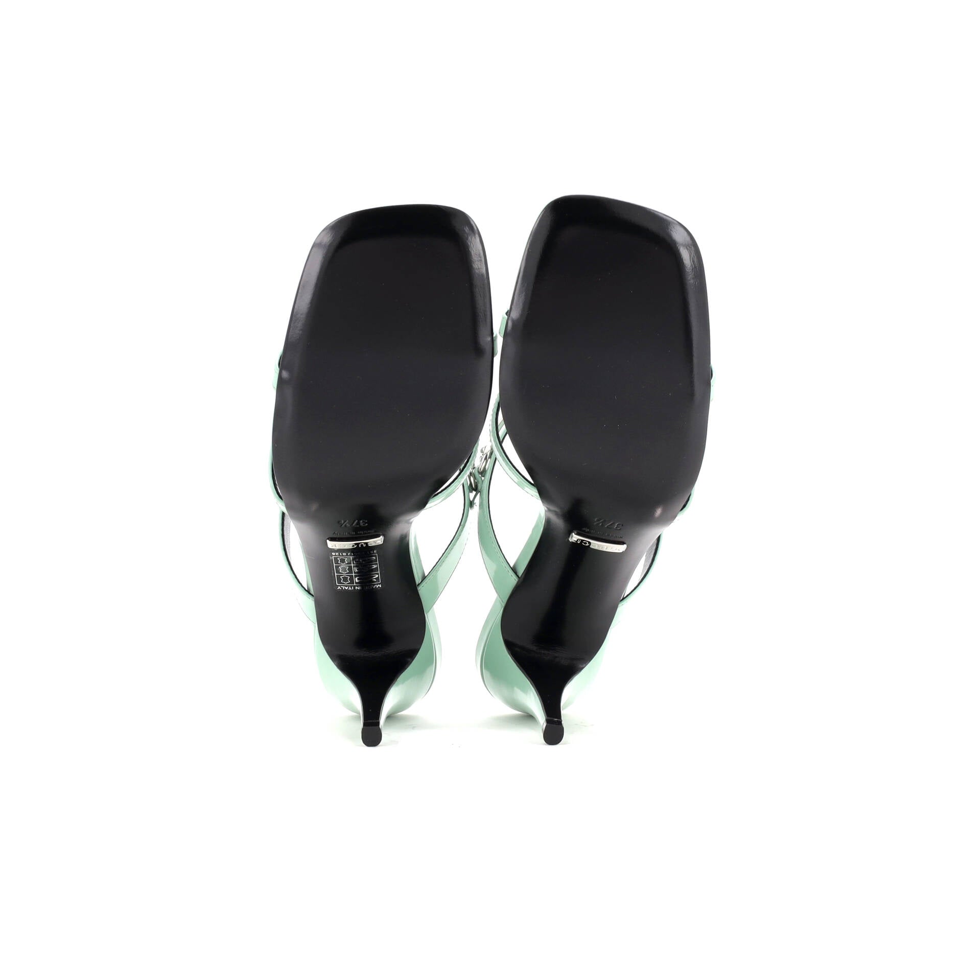 Women's Horsebit Cage Heeled Sandals Leather