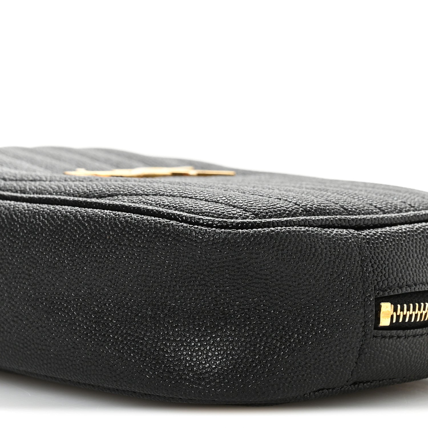 Grain De Poudre Matelasse Monogram Mini Lou Camera Bag Black