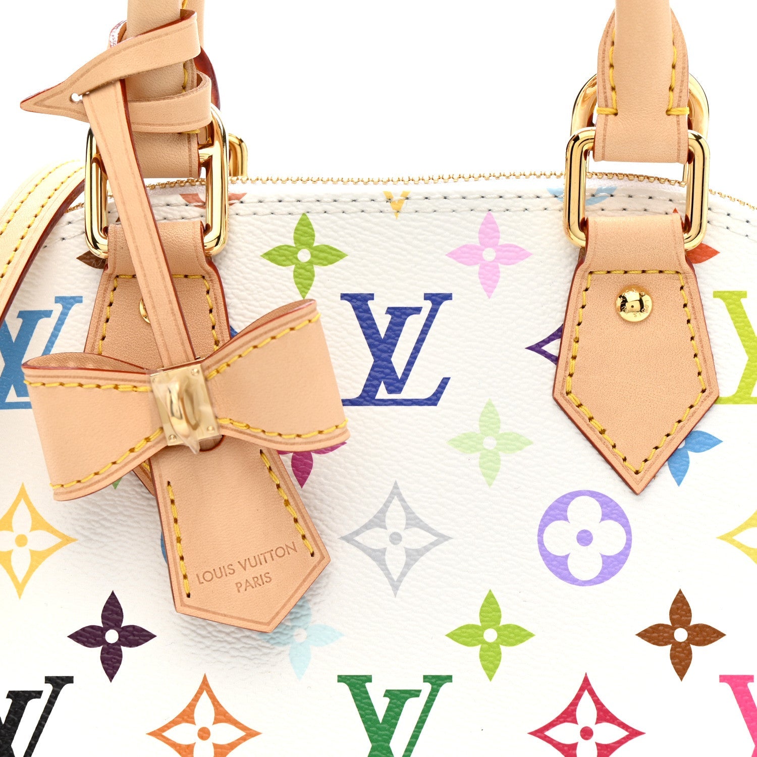 LV x TM Monogram Multicolor Alma BB White