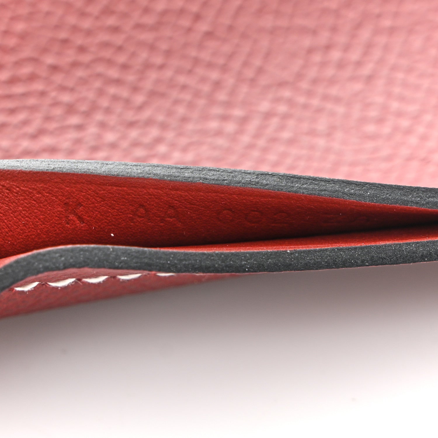 Epsom H Sellier Glasses Case Rouge H
