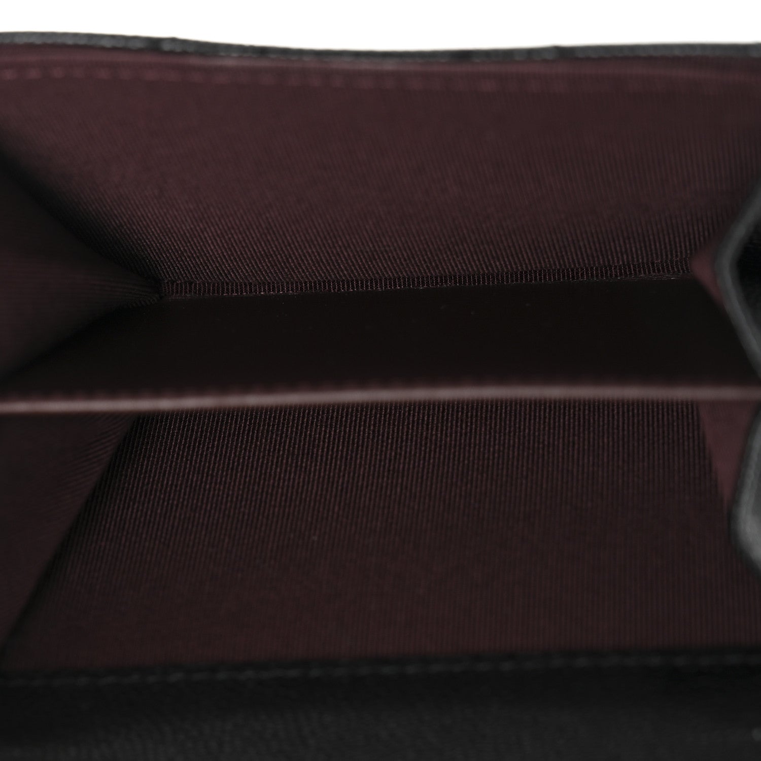 Caviar Quilted Flap Card Holder On Chain Black