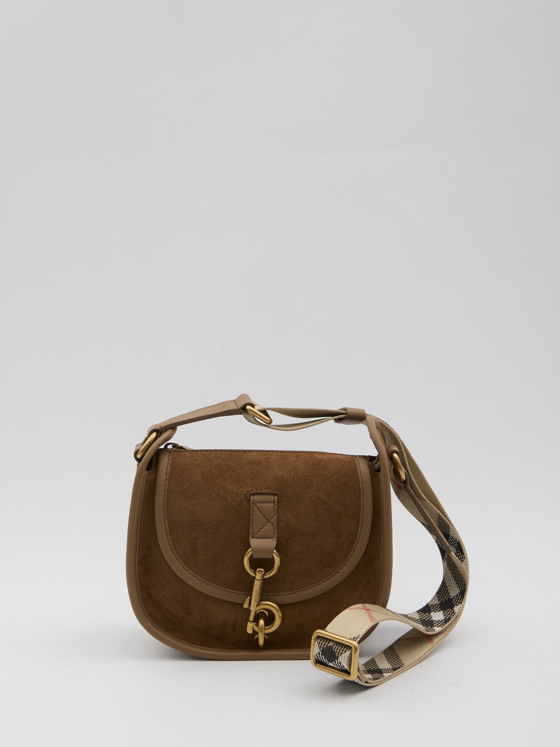 messenger suede bag mini