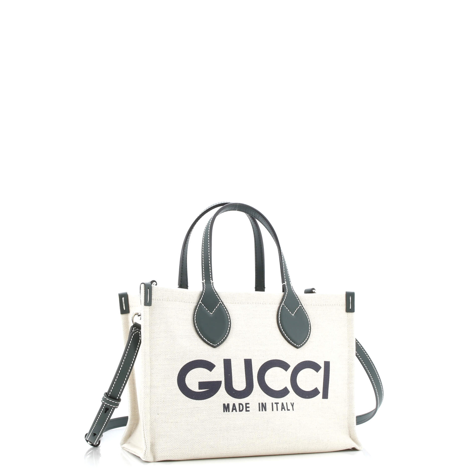 Logo Shopper Tote Printed Canvas Small
