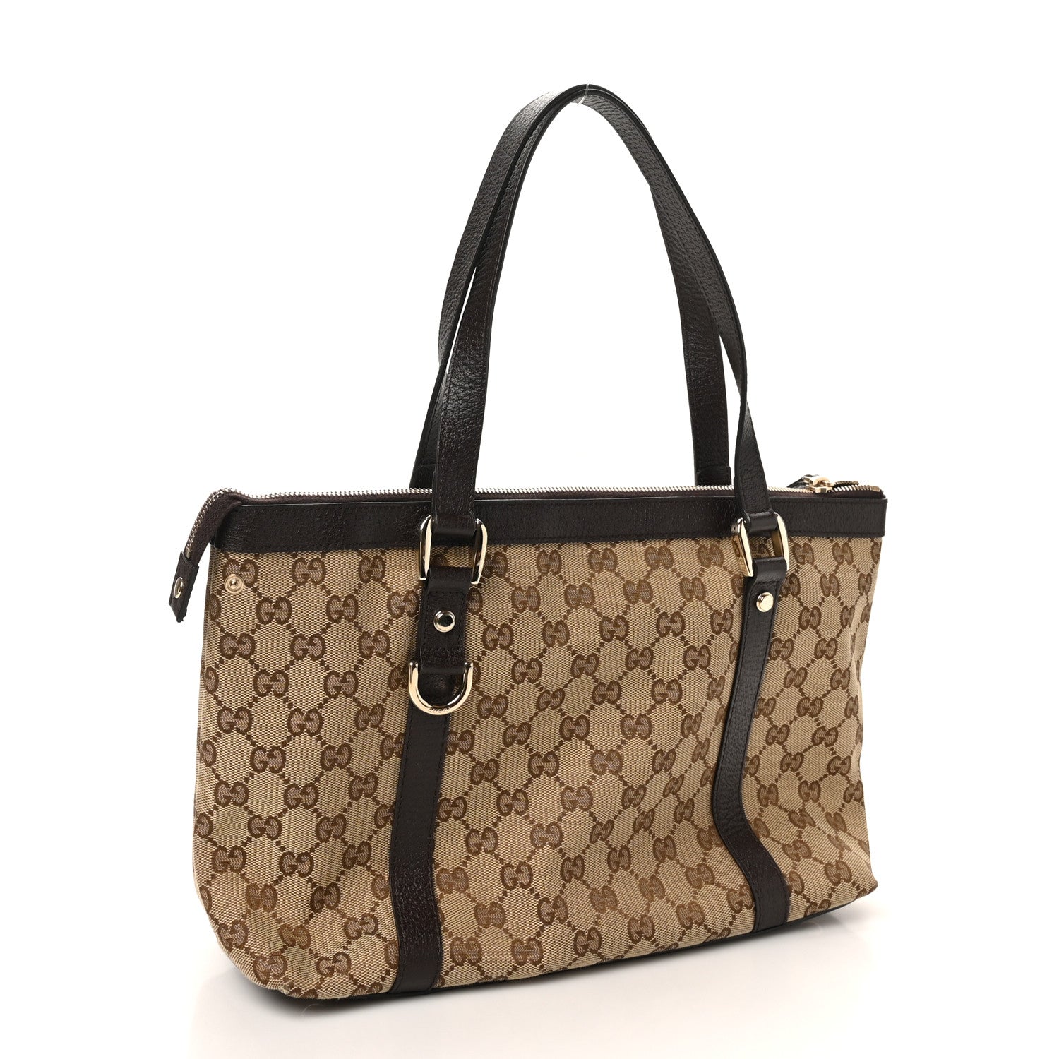 Monogram Medium Abbey Tote Brown