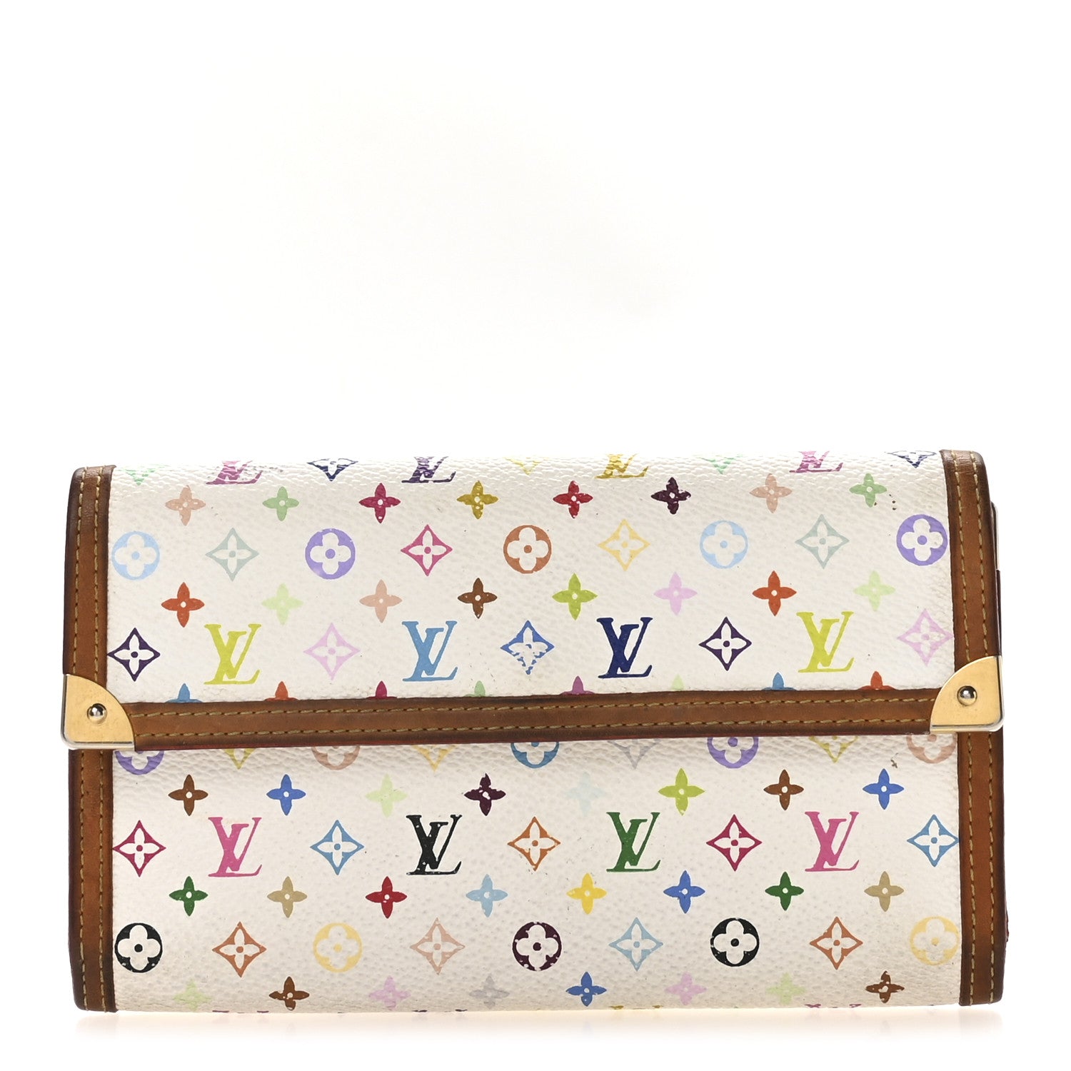Monogram Multicolor Porte Tresor International Wallet White
