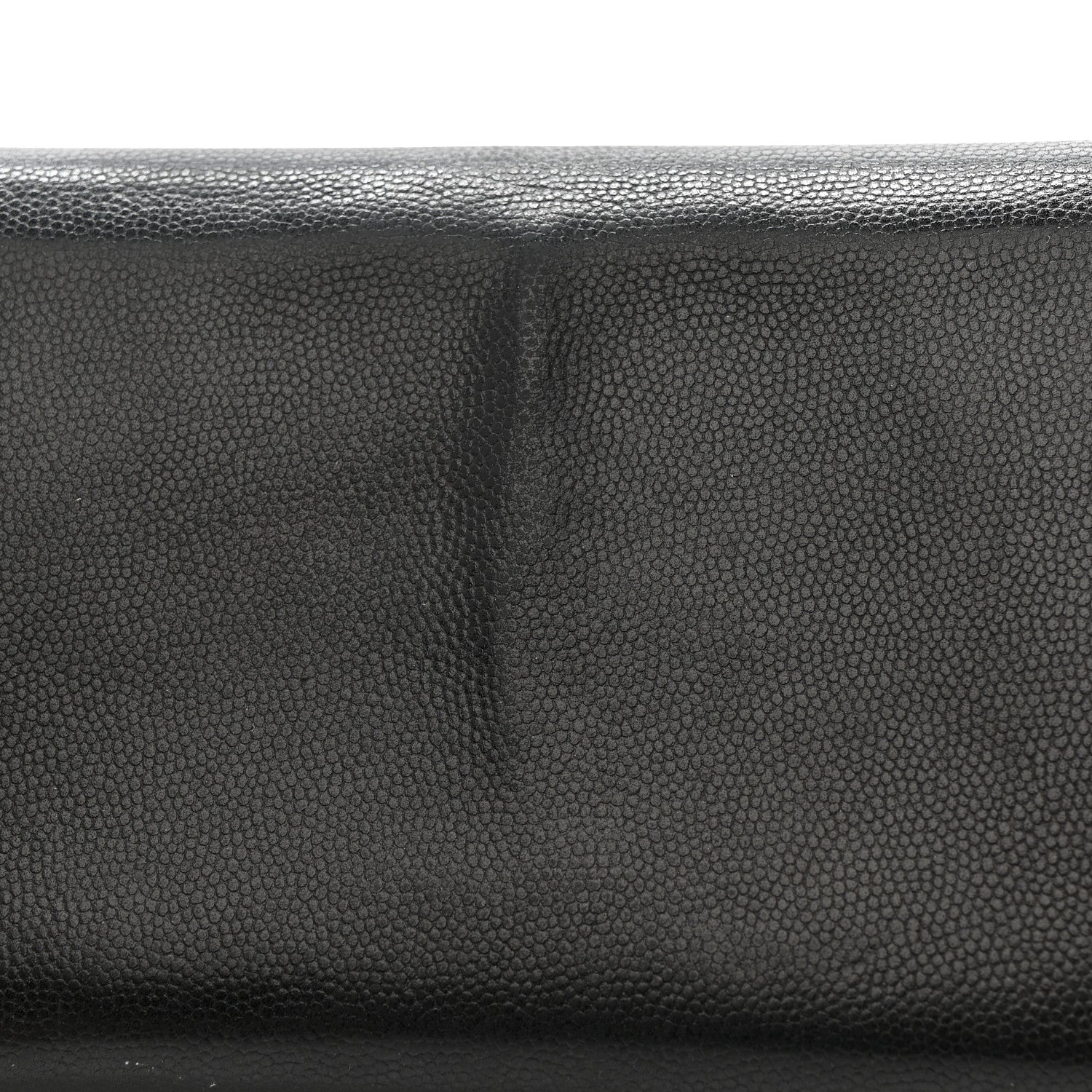 Caviar Sevruga Long Flap Wallet Black