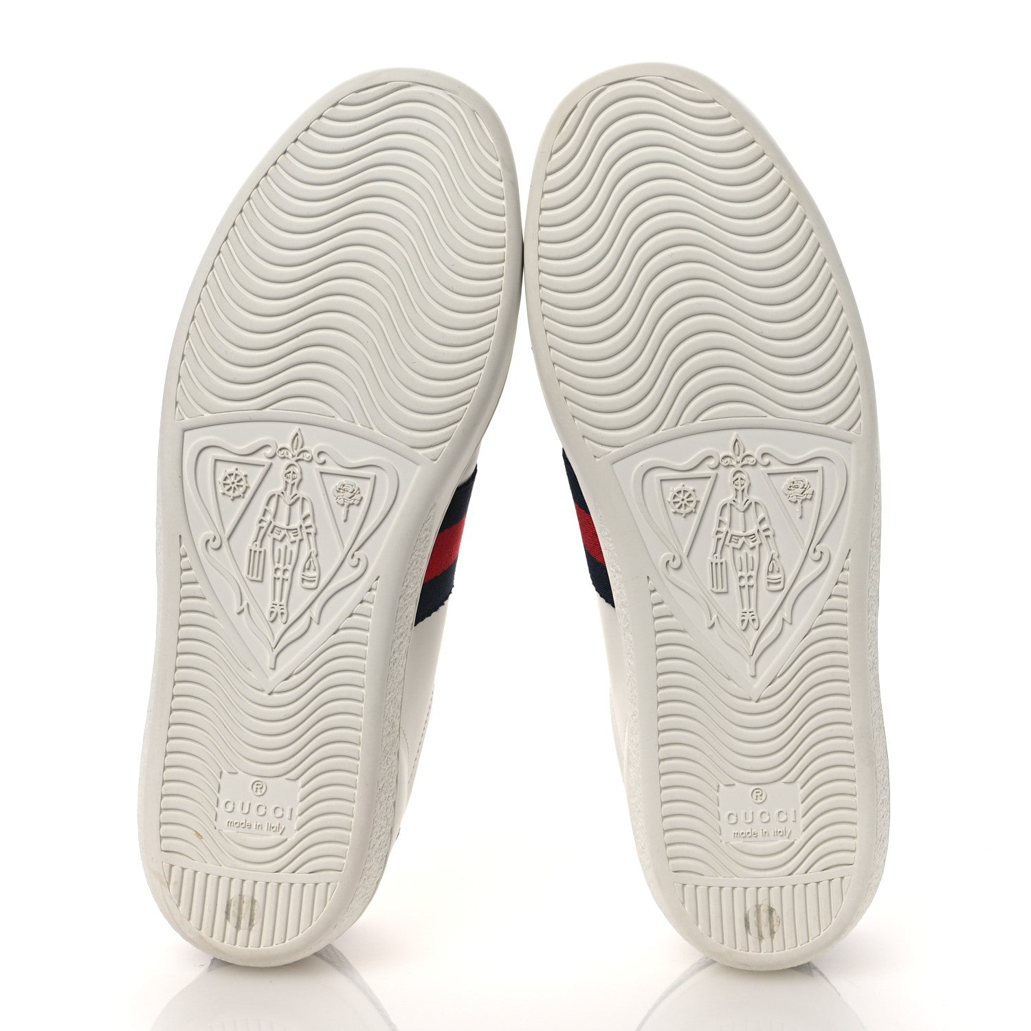 Calfskin Ayers Web Womens Ace Sneakers 37.5 White Blue