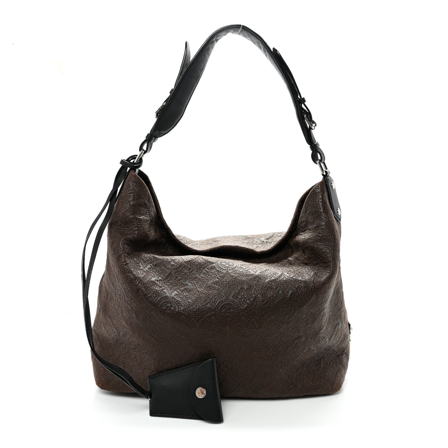 Monogram Lambskin Antheia Hobo PM Chocolat