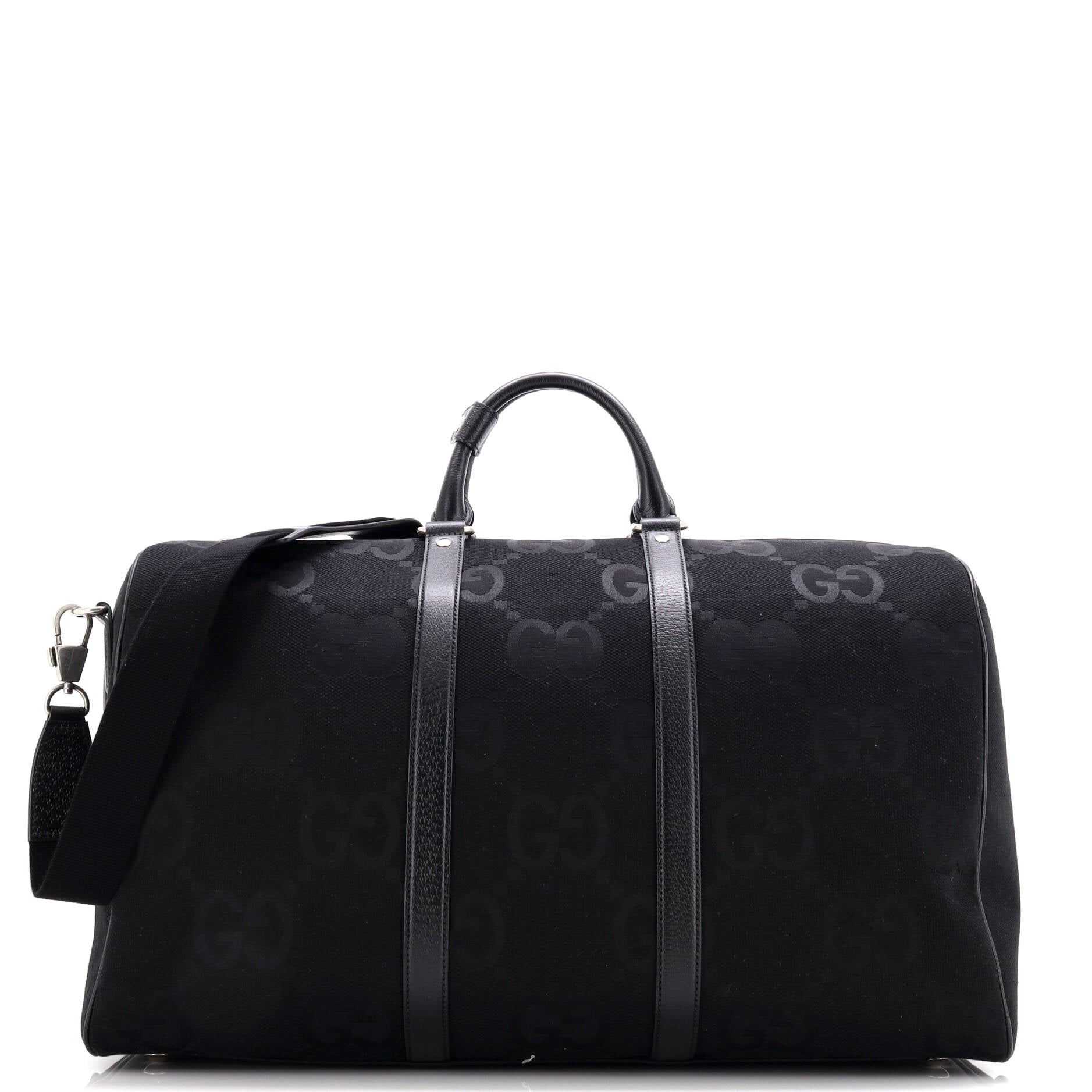 Convertible Duffle Bag Jumbo GG Canvas Large