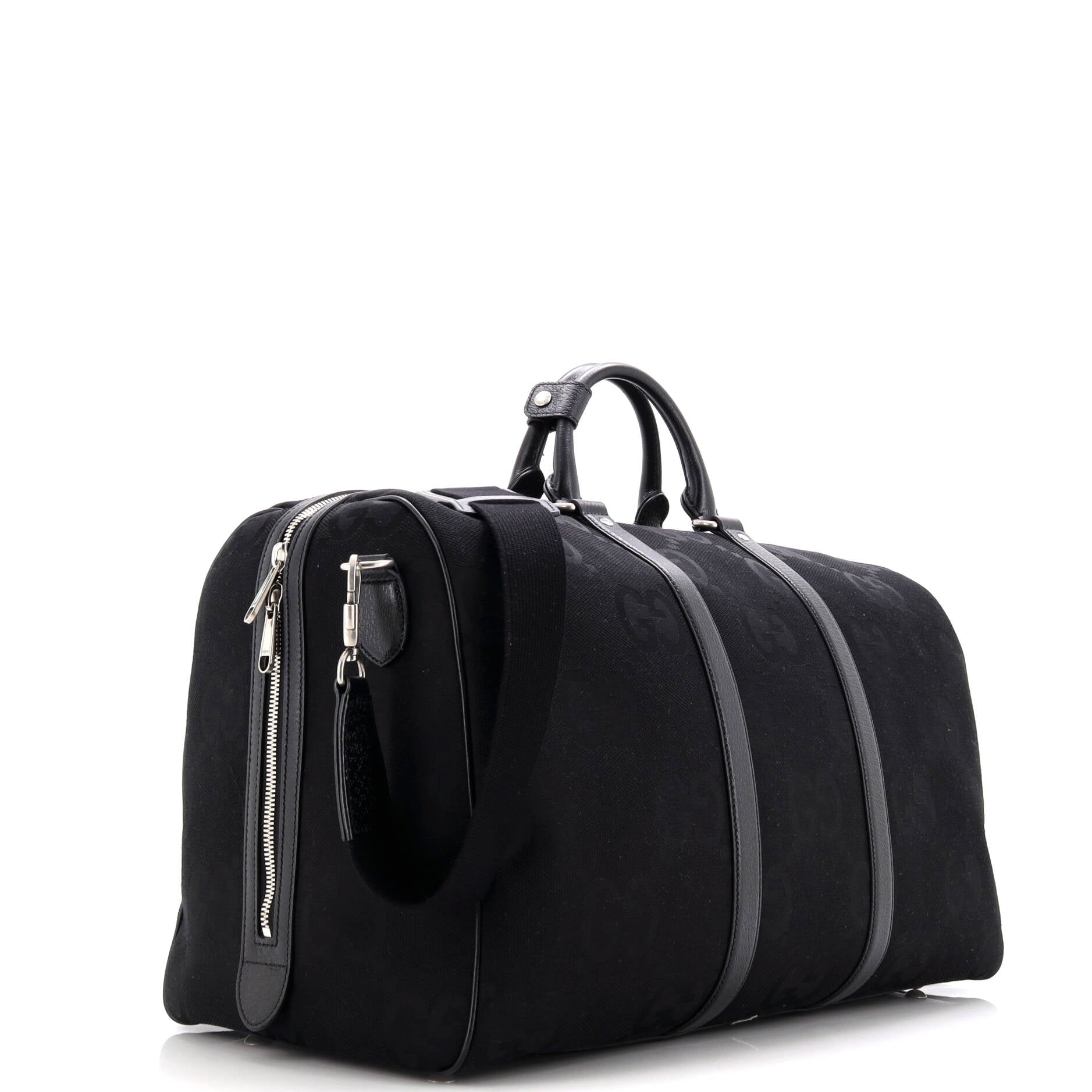 Convertible Duffle Bag Jumbo GG Canvas Large