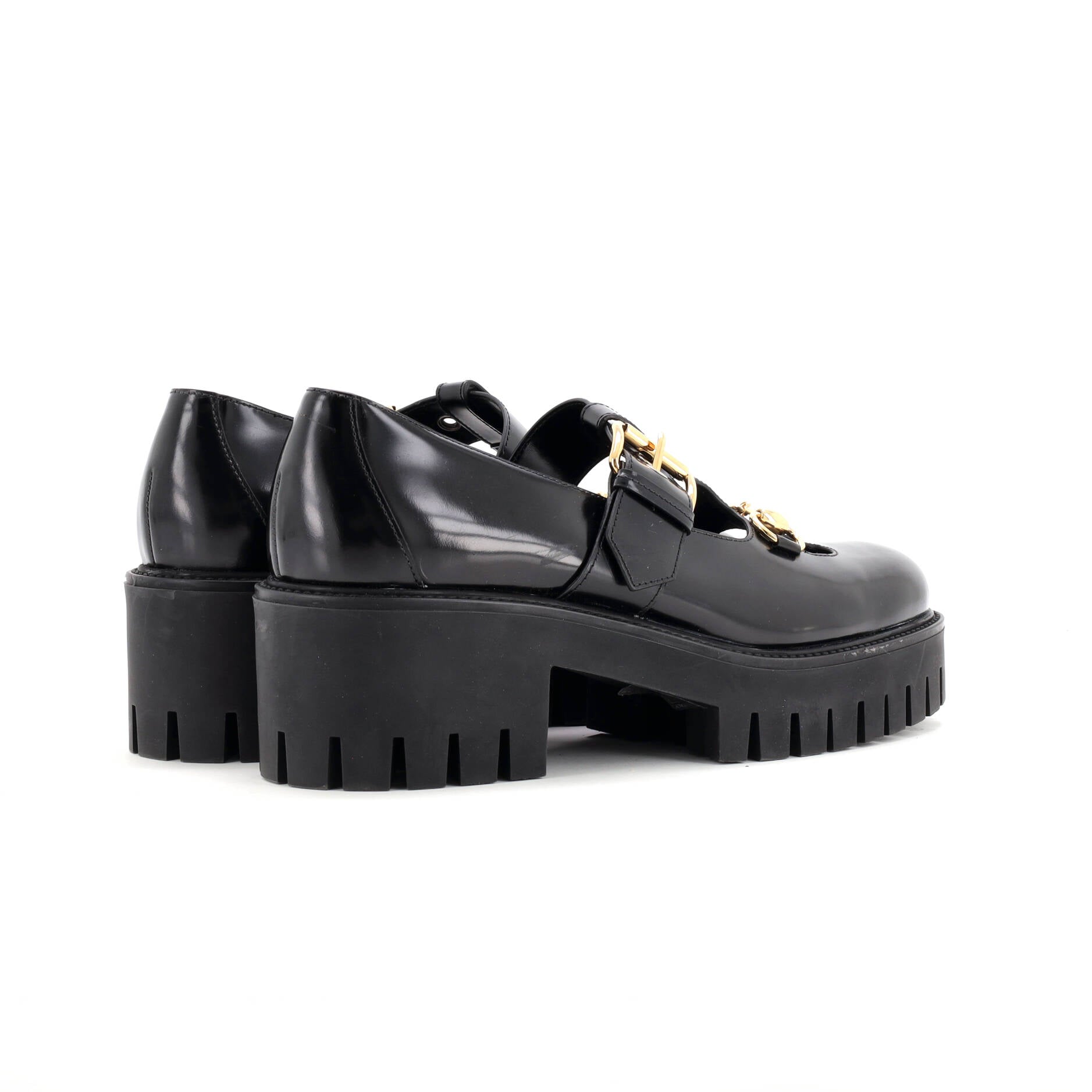 Women's Horsebit Mary Jane Loafers Leather