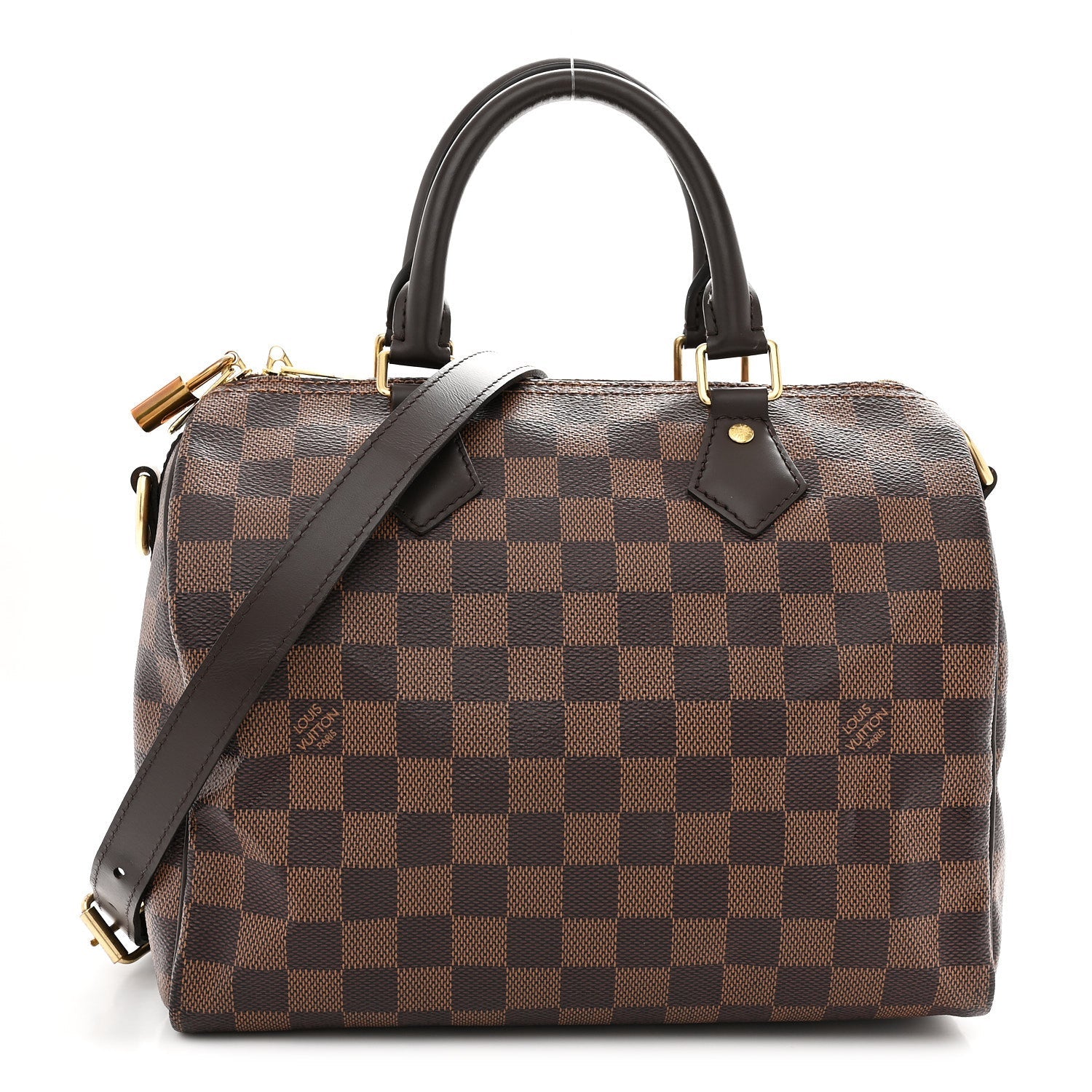 Damier Ebene Speedy Bandouliere 25