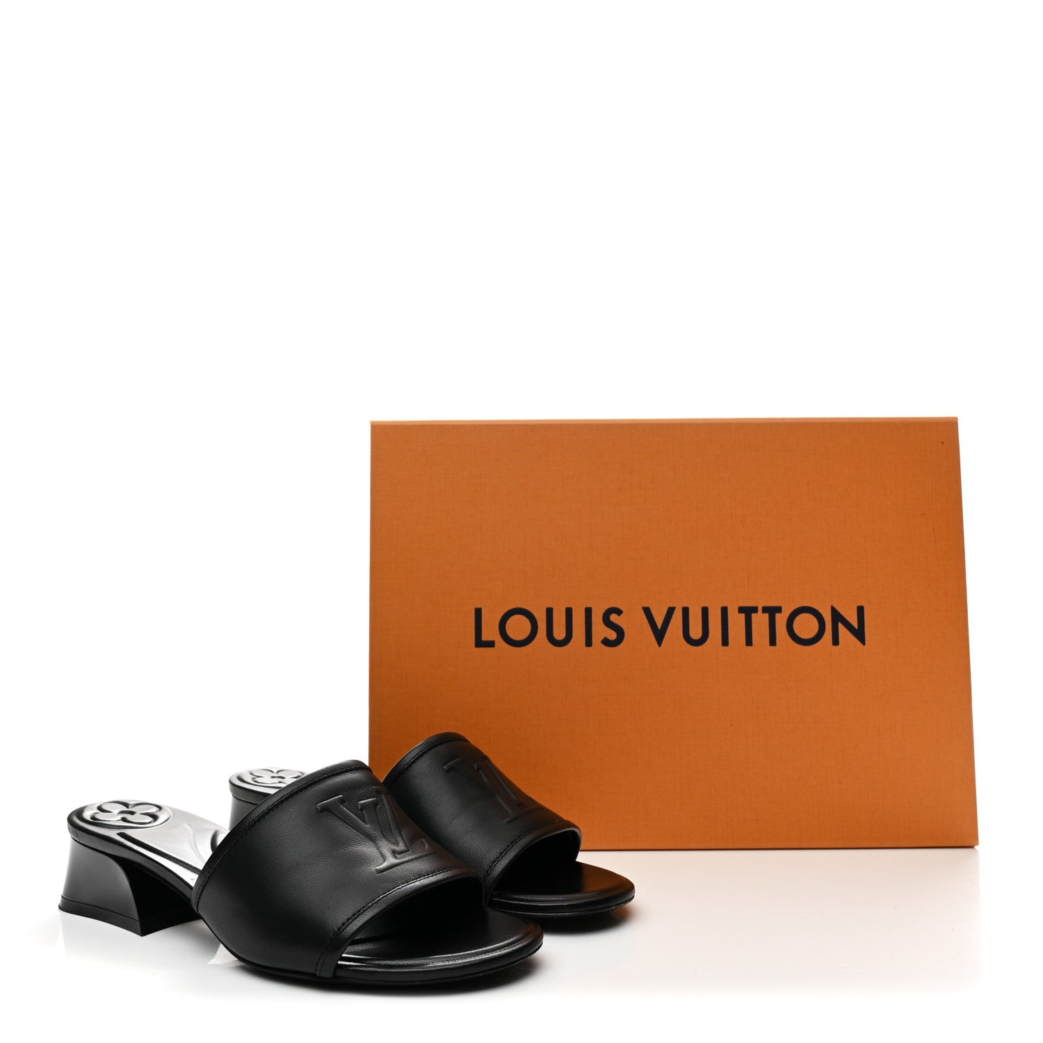 Lambskin Magnetic Mules 35 Black