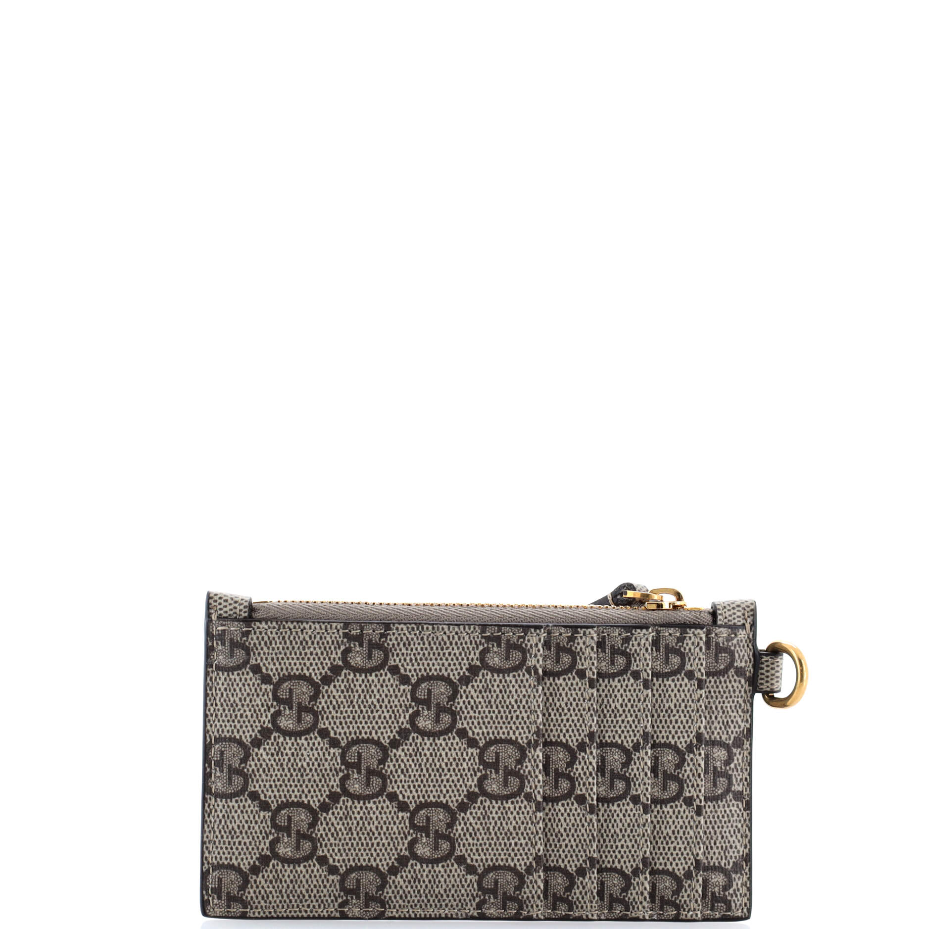 x Balenciaga The Hacker Project Zip Card Case with Strap GG Coated Canvas