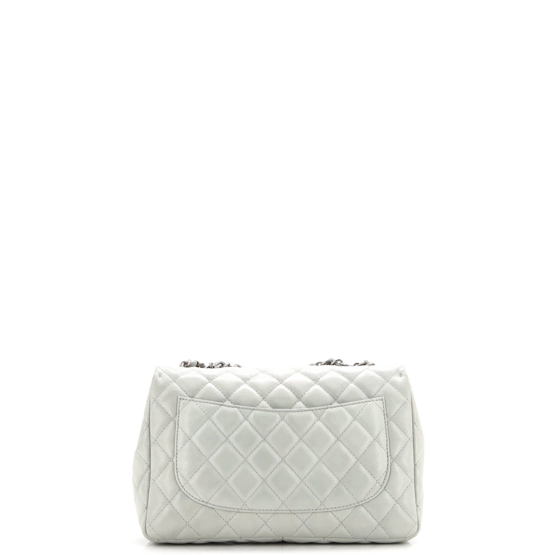 Vintage Classic Single Flap Bag Quilted Caviar Jumbo