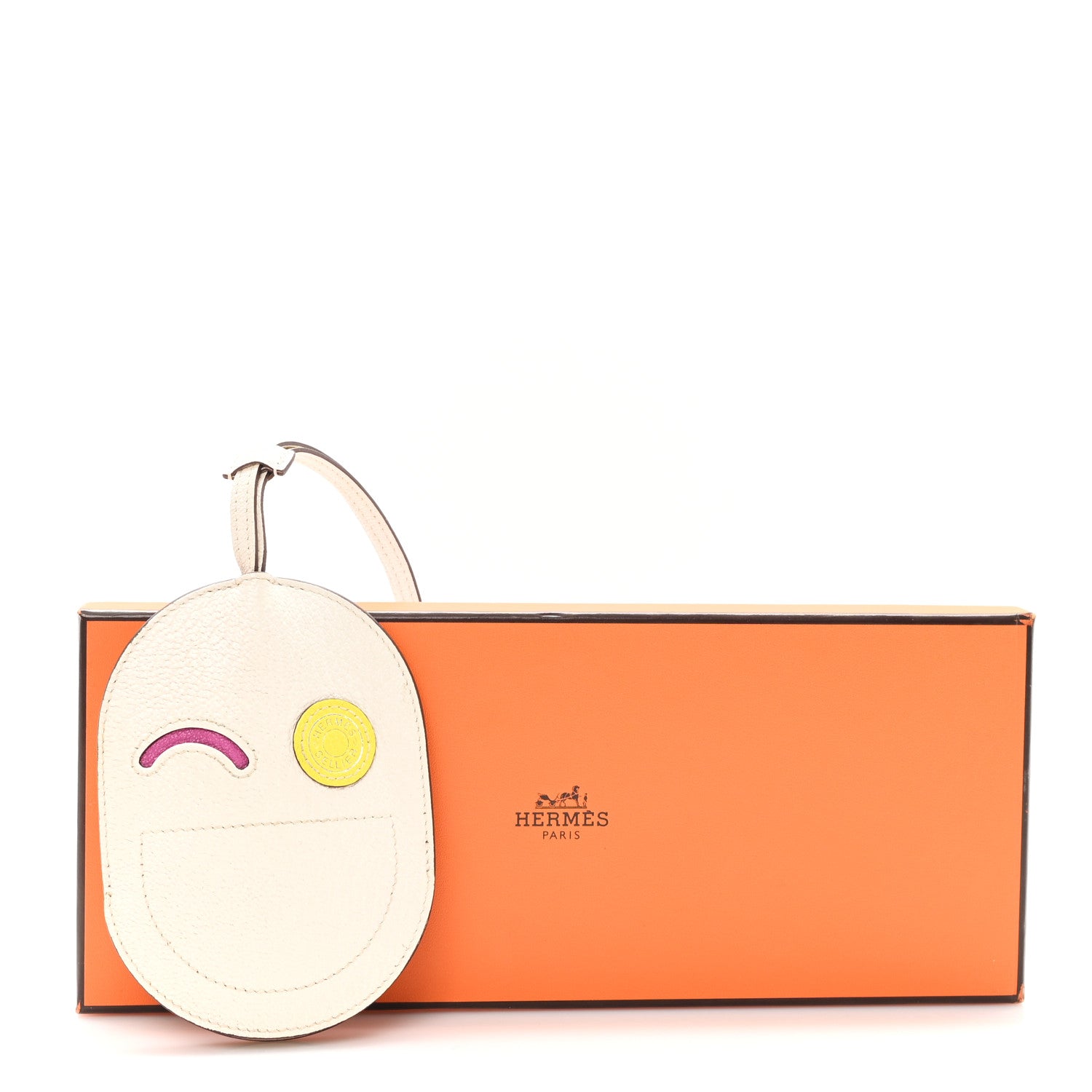 Chevre Mysore In-The-Loop Wink Key Ring Nata Rose Pourpre Jaune Citron
