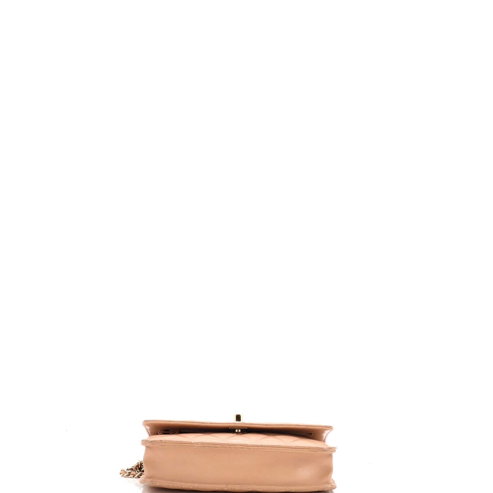 Trendy CC Wallet on Chain Quilted Lambskin