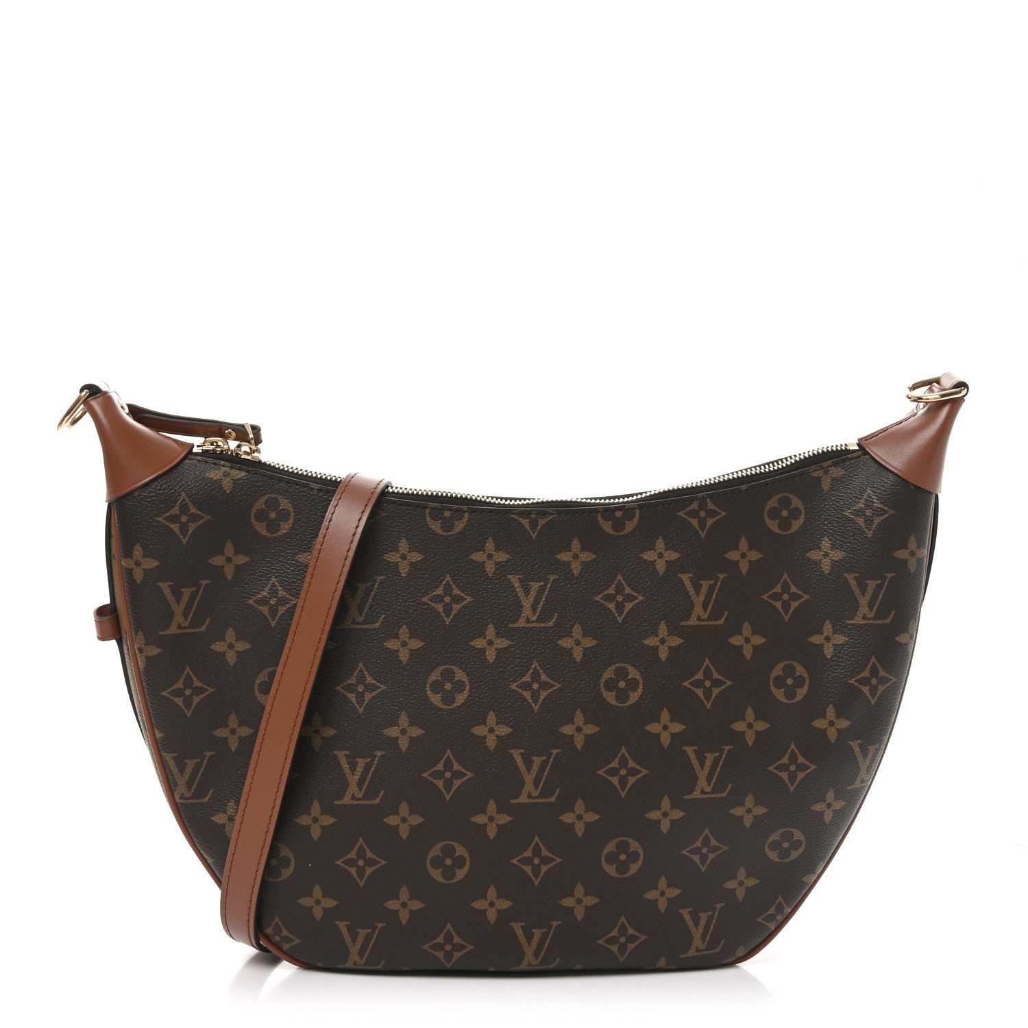 Reverse Monogram Loop Hobo