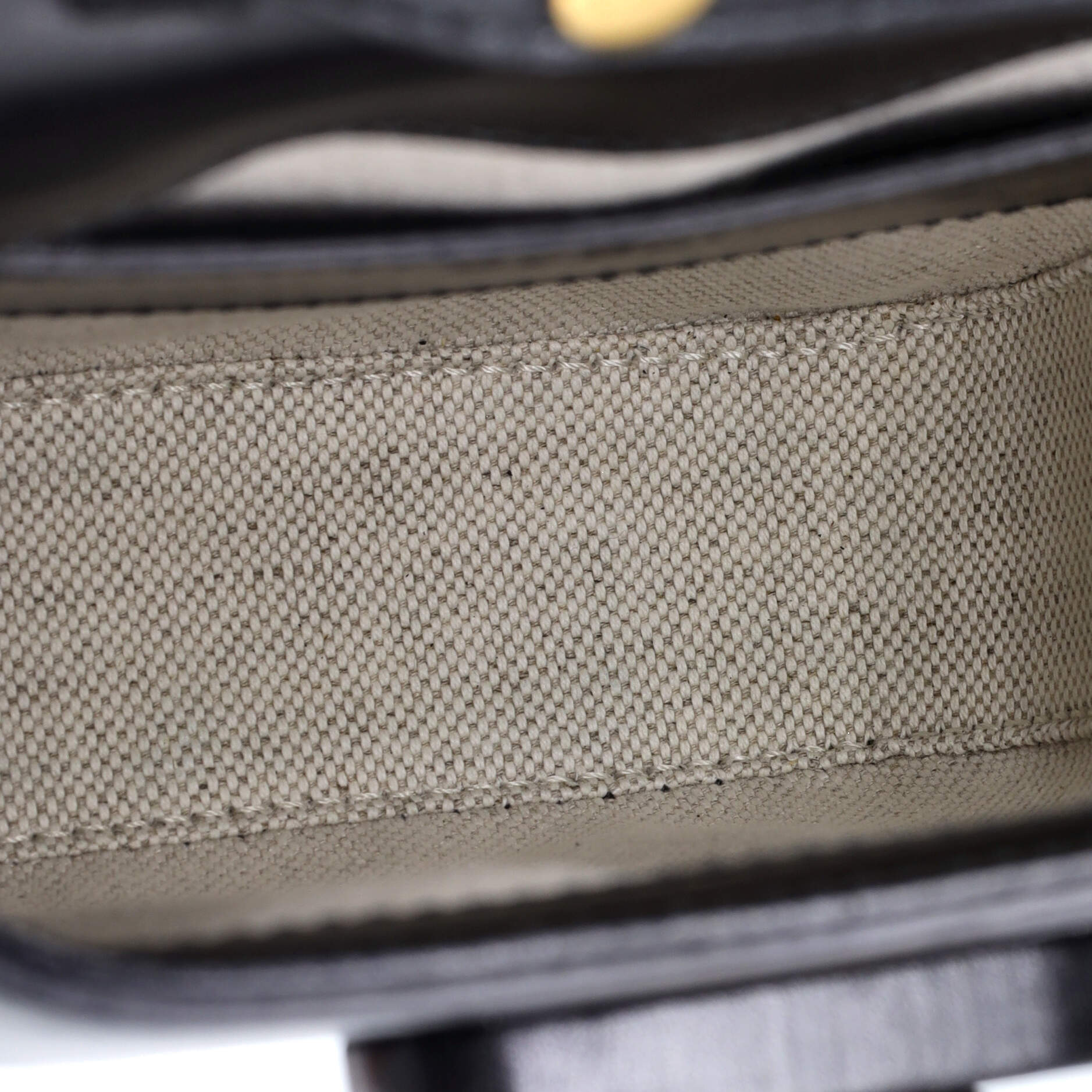 Bamboo Top Handle Backpack Leather Mini