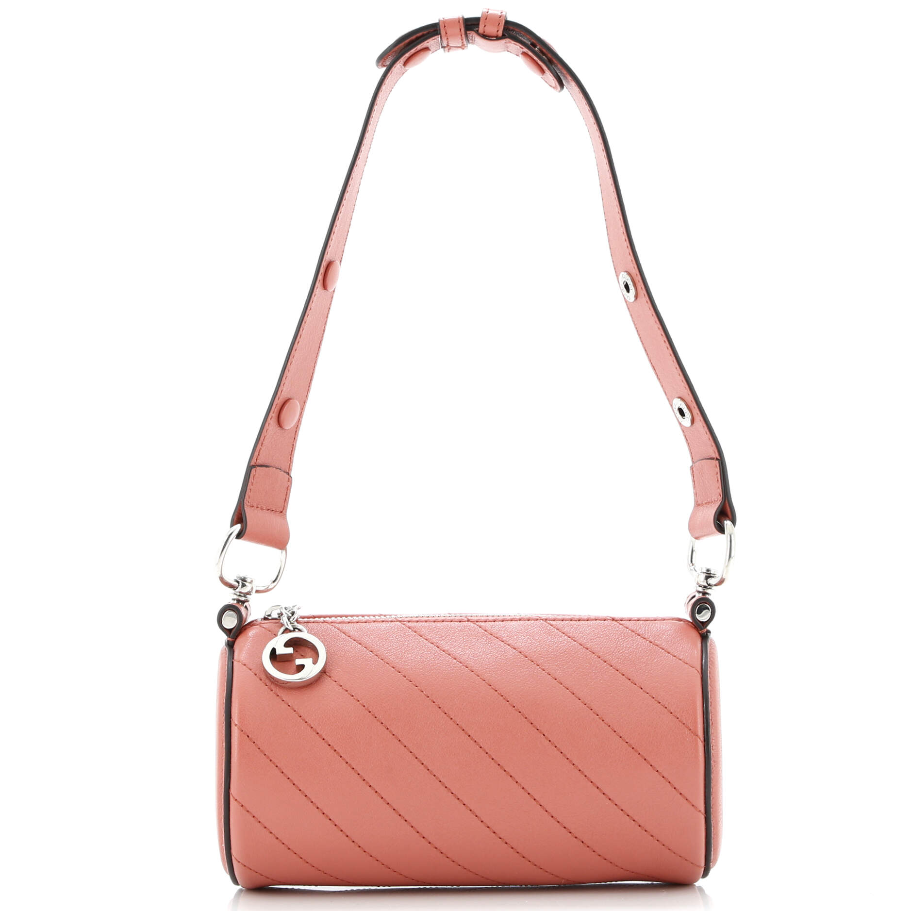 Blondie Shoulder Bag Diagonal Quilted Leather Mini