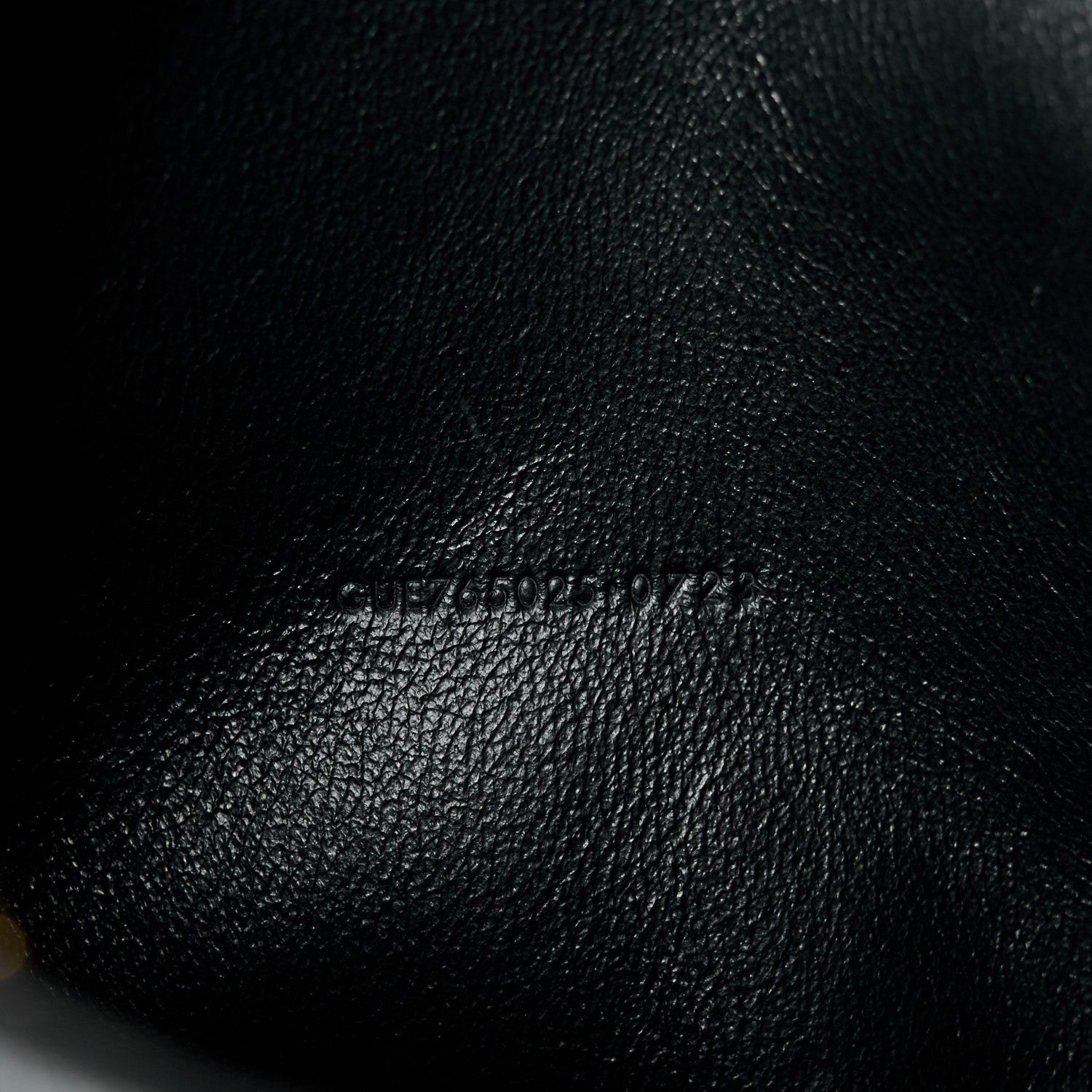 Lambskin Small Calypso Pouch Black