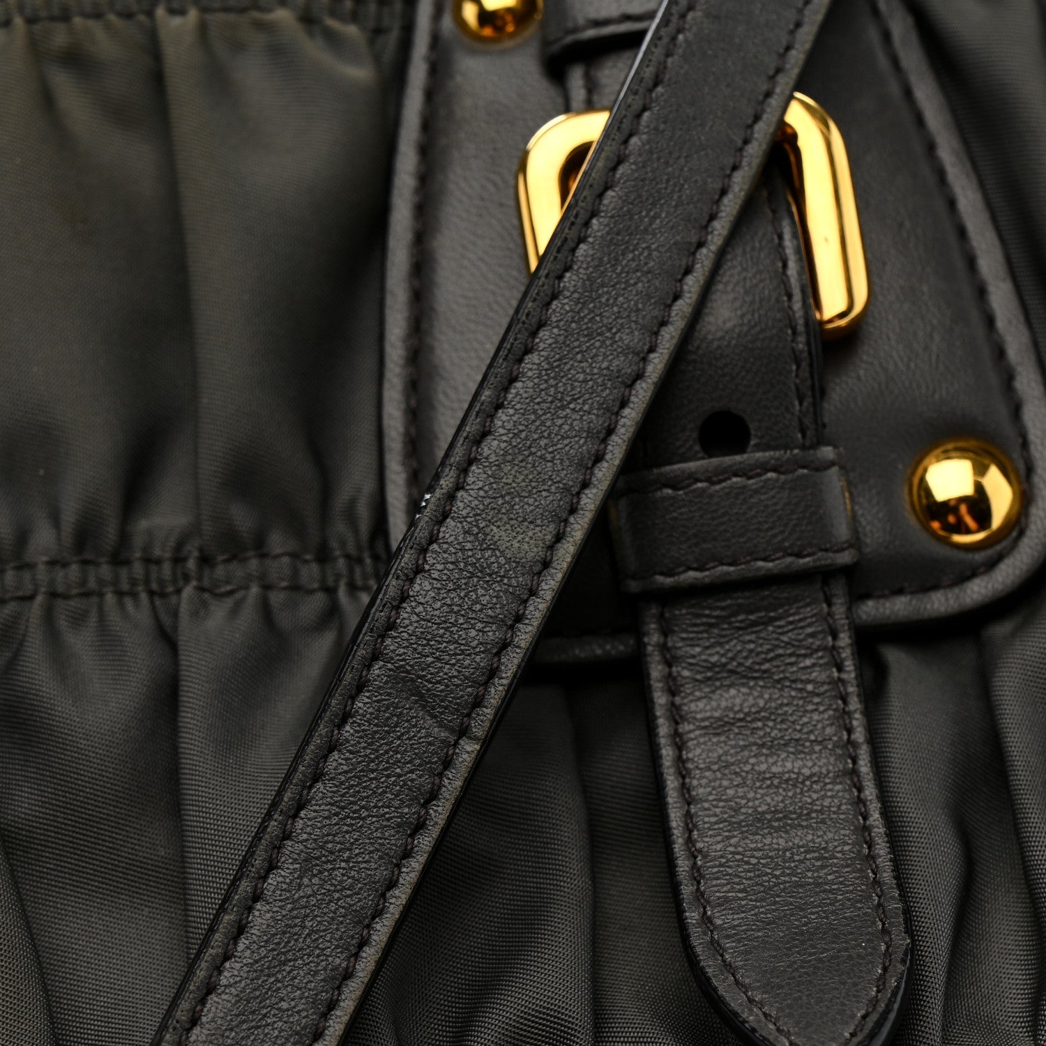 Tessuto Nylon Gaufre Tote Ardesia