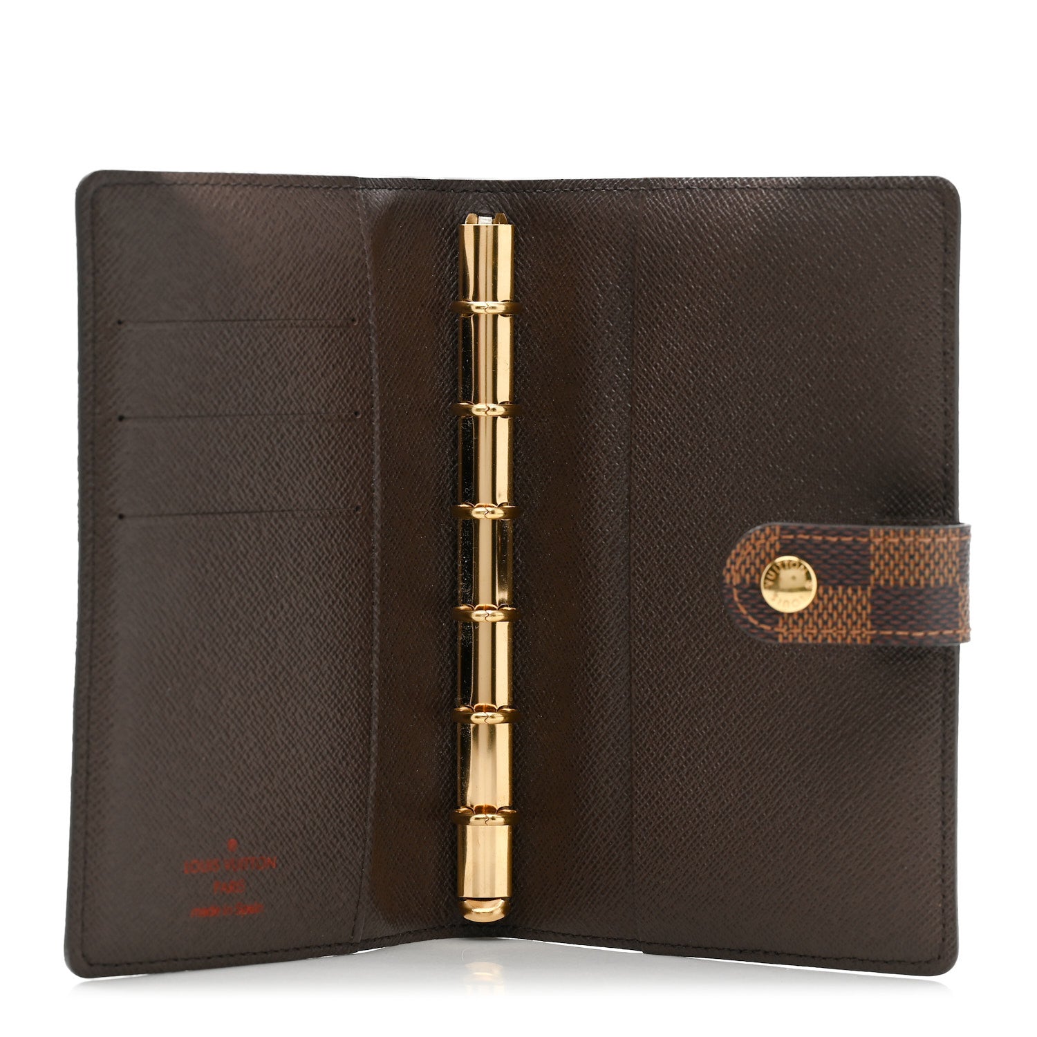 Damier Ebene Small Ring Agenda Cover