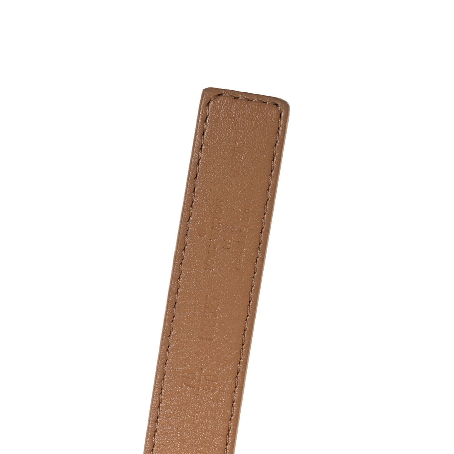 Calfskin Monogram 20mm LV Iconic Reversible Belt 75 30 Arizona Beige