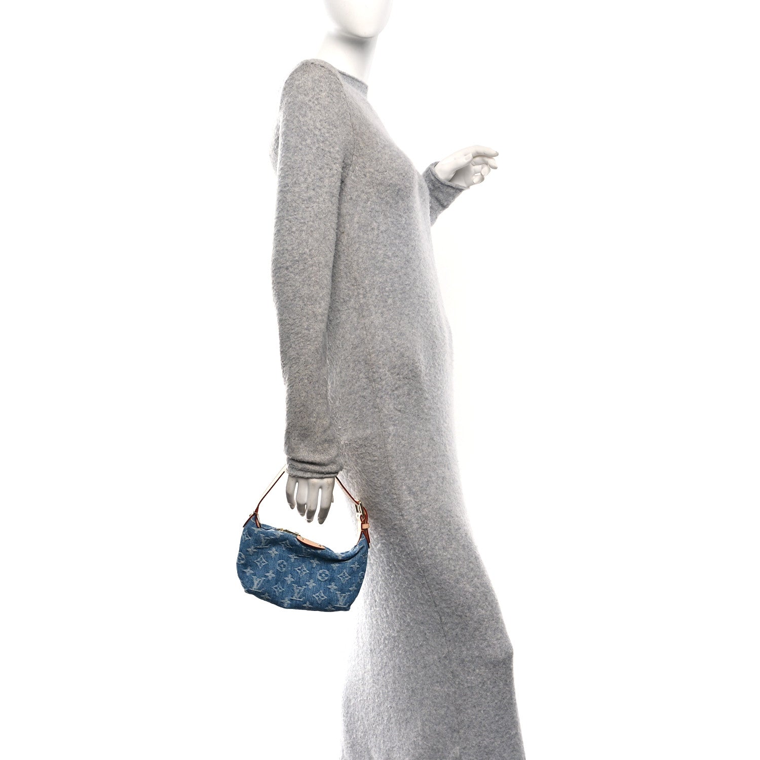 Monogram Denim Hills Pochette Blue