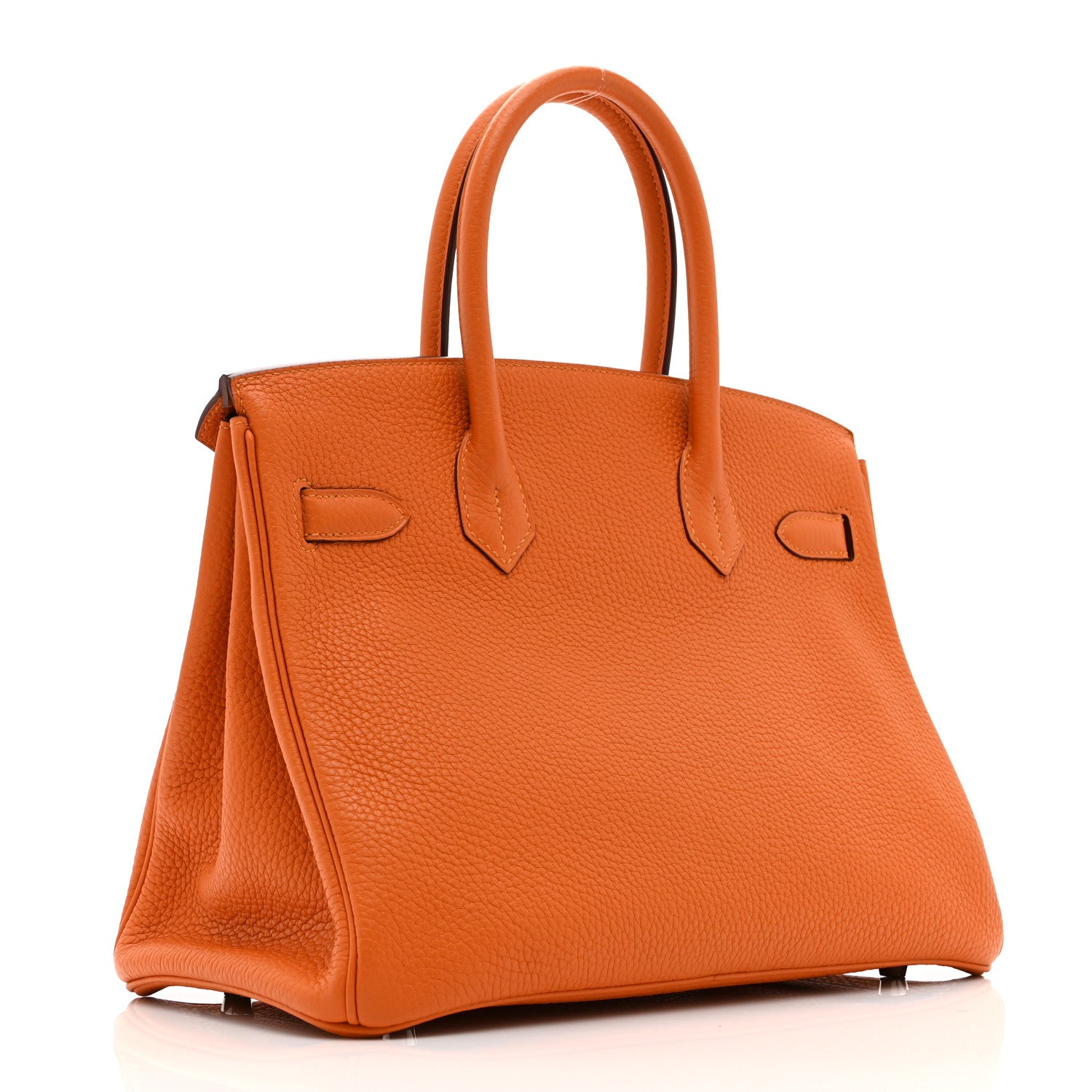 Taurillon Clemence Birkin 30 Orange