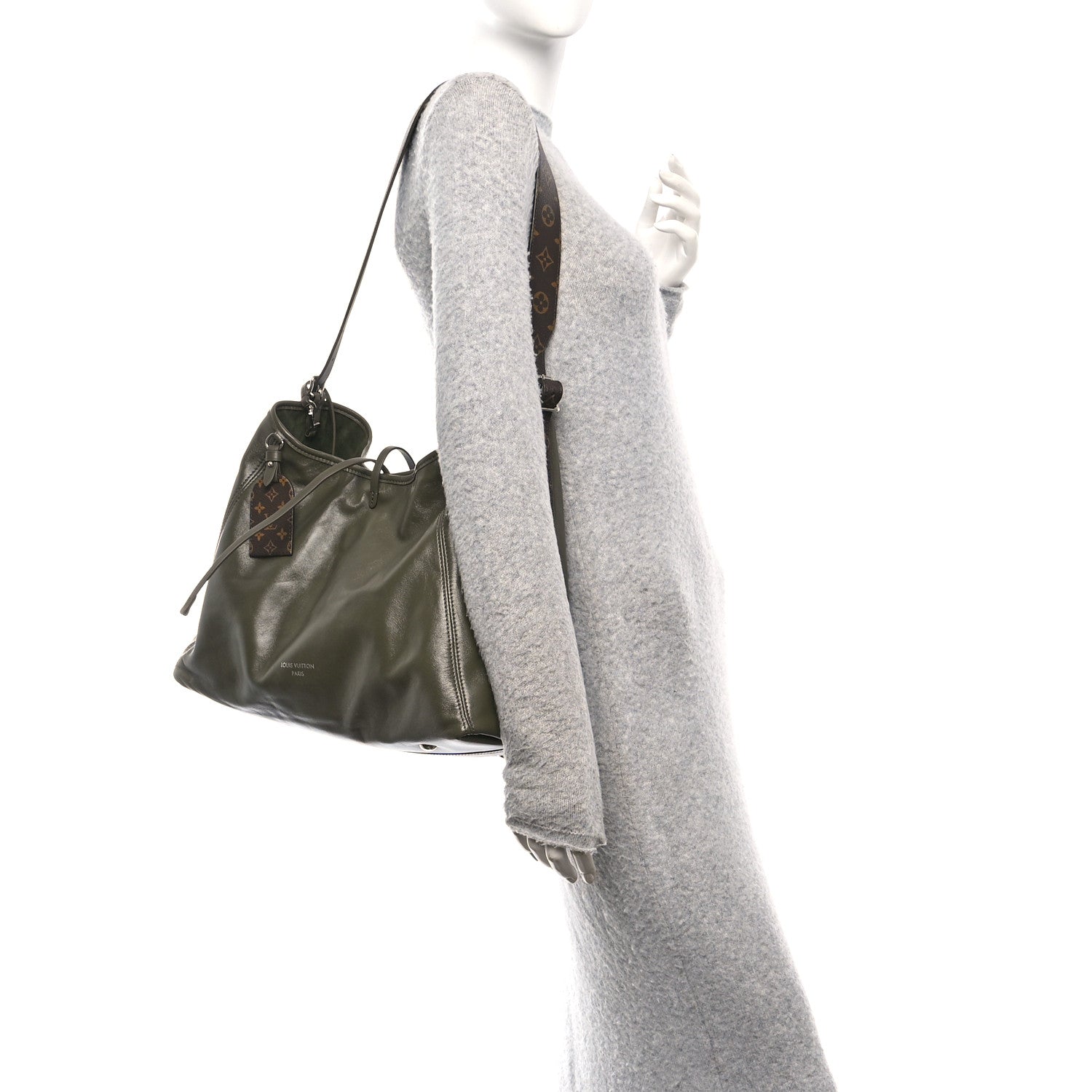 Lambskin CarryAll Vibe MM Dark Kaki