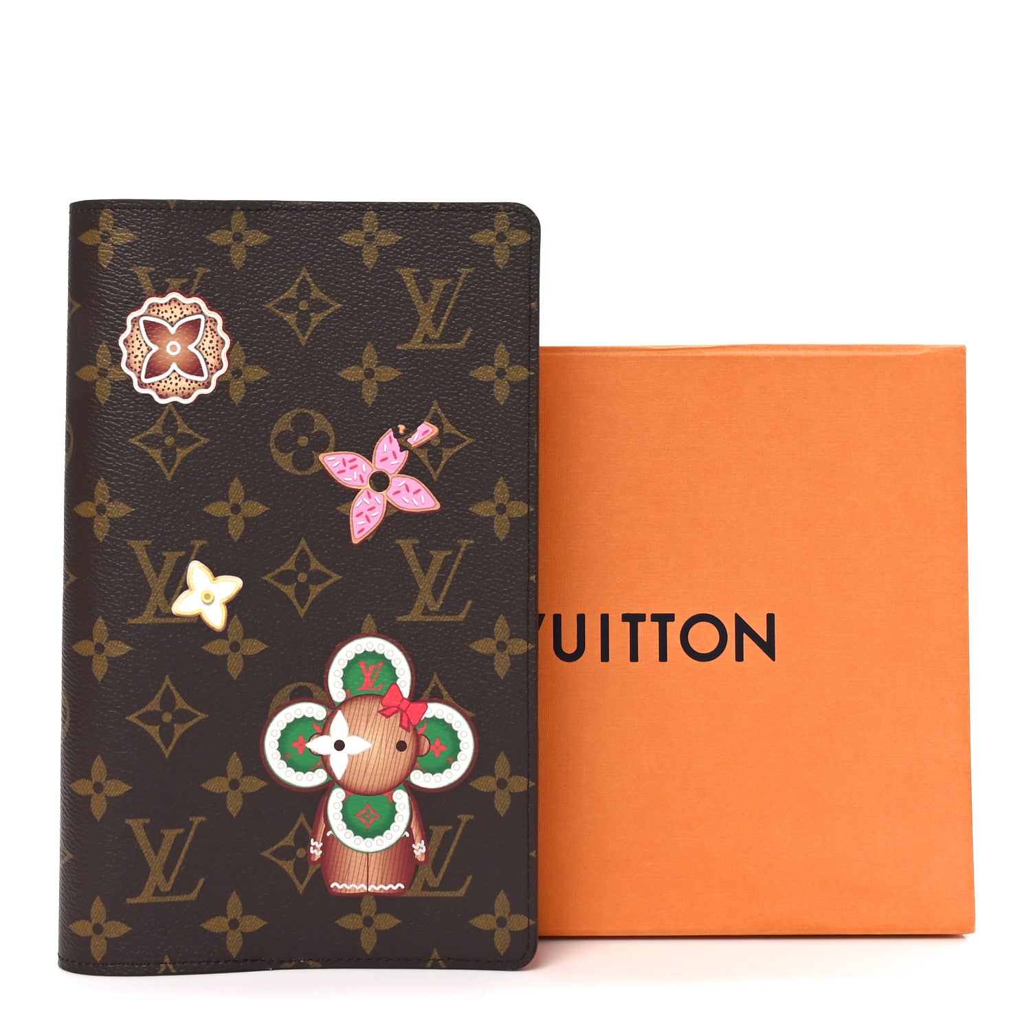 Monogram Emily Notebook Cover MM Coquelicot
