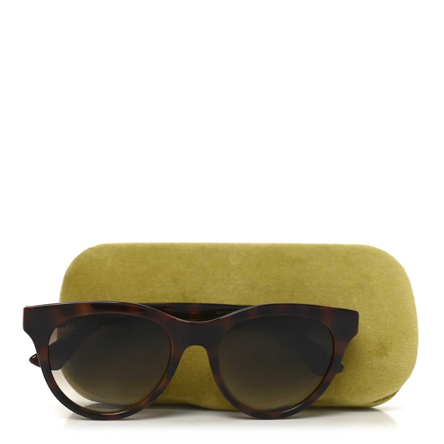 Round Sunglasses GG0763S Tortoise